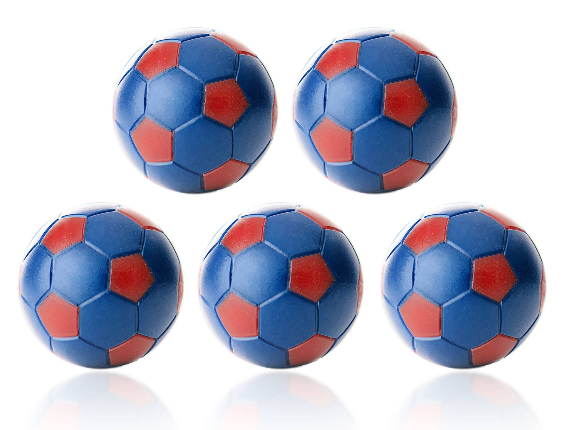 Kickerball Winspeed by Robertson 35 mm, blau / rot, Set mit 10 St.