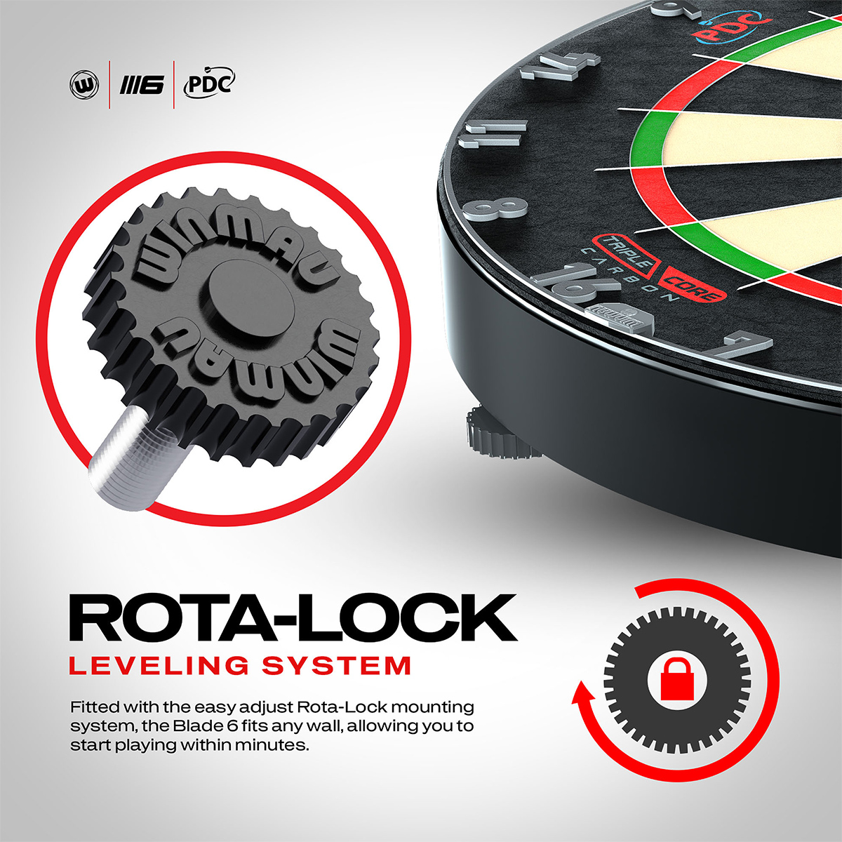 Winmau - Dartboard Set Blade 6 Triple Core