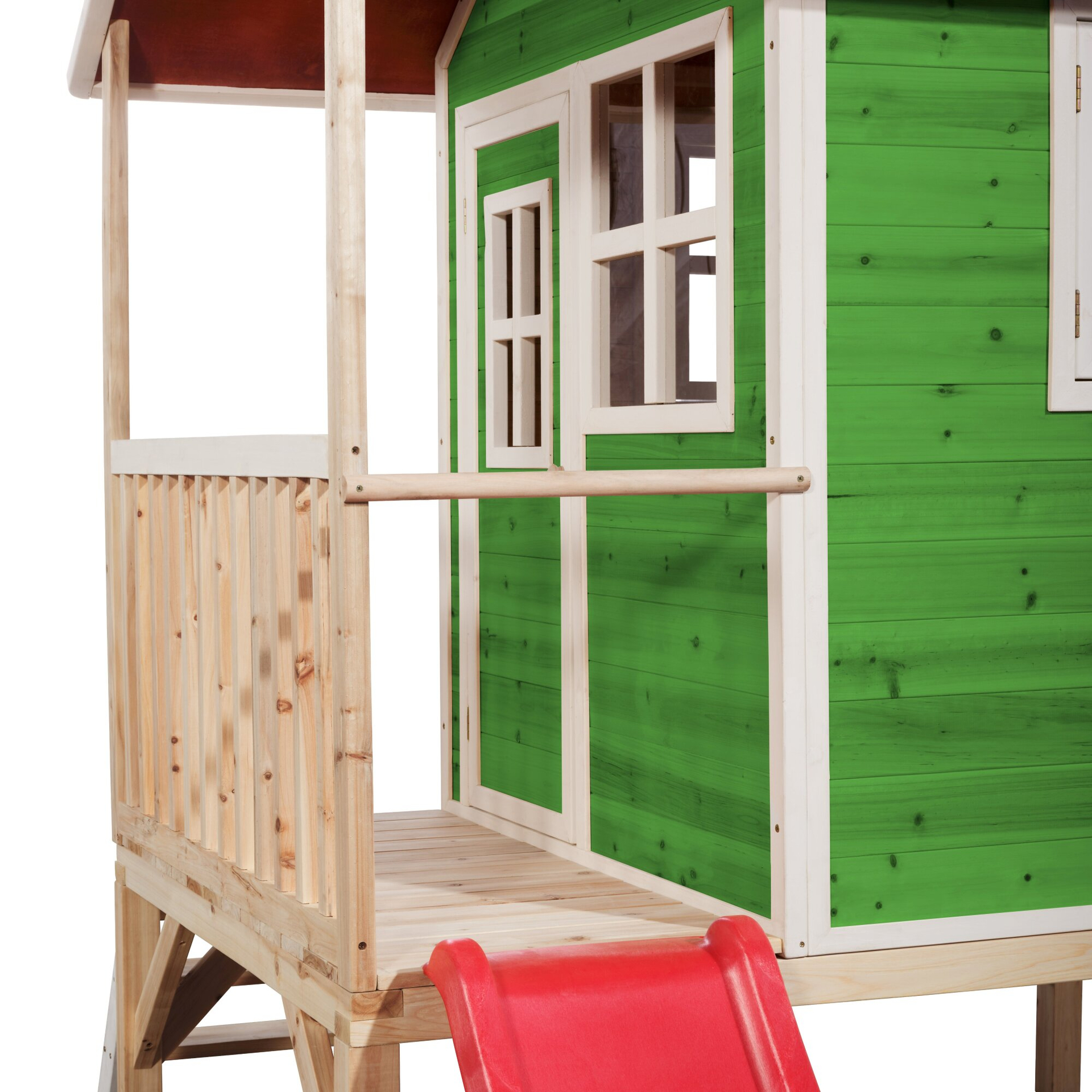 EXIT Loft 300 wooden playhouse - green