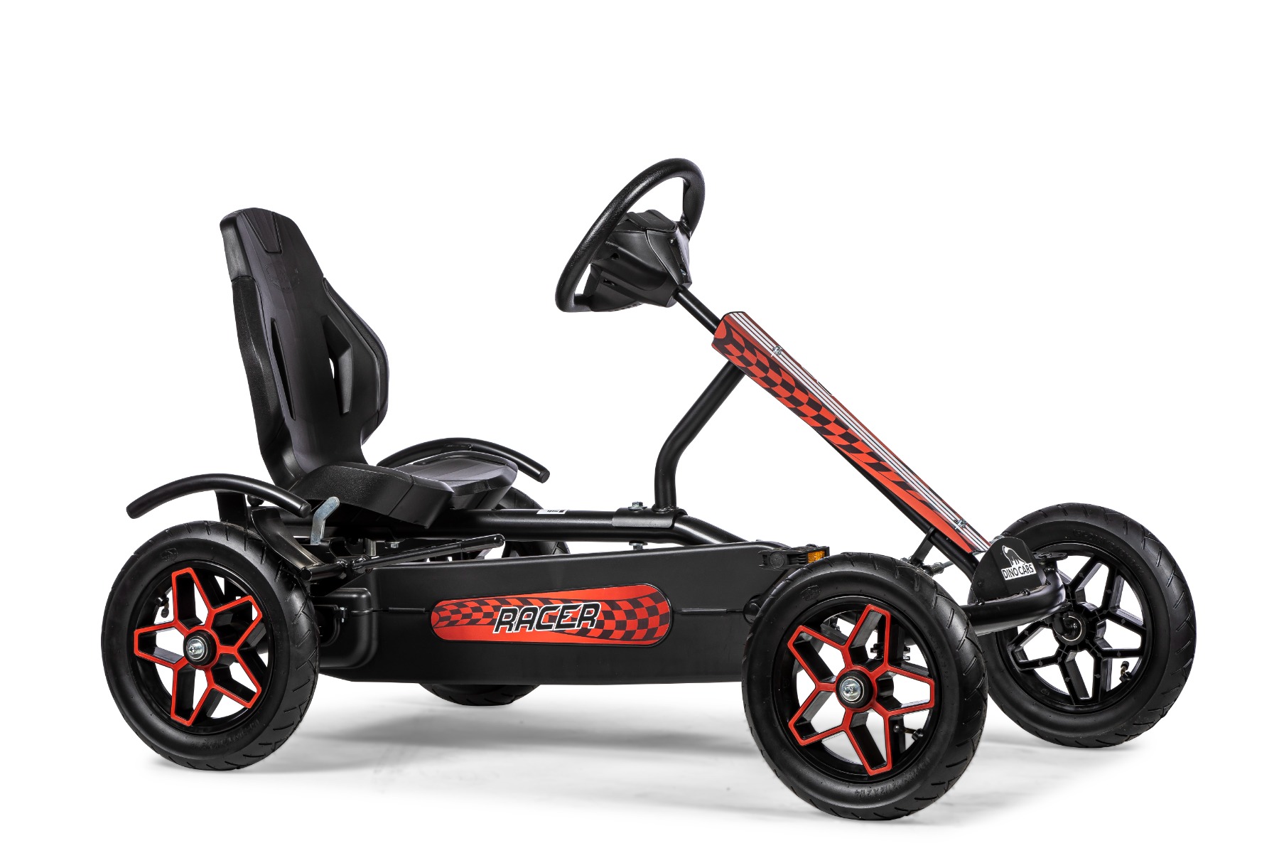 Dino-Cars Go-Kart Speedy 2.0 | Schwarz/Rot