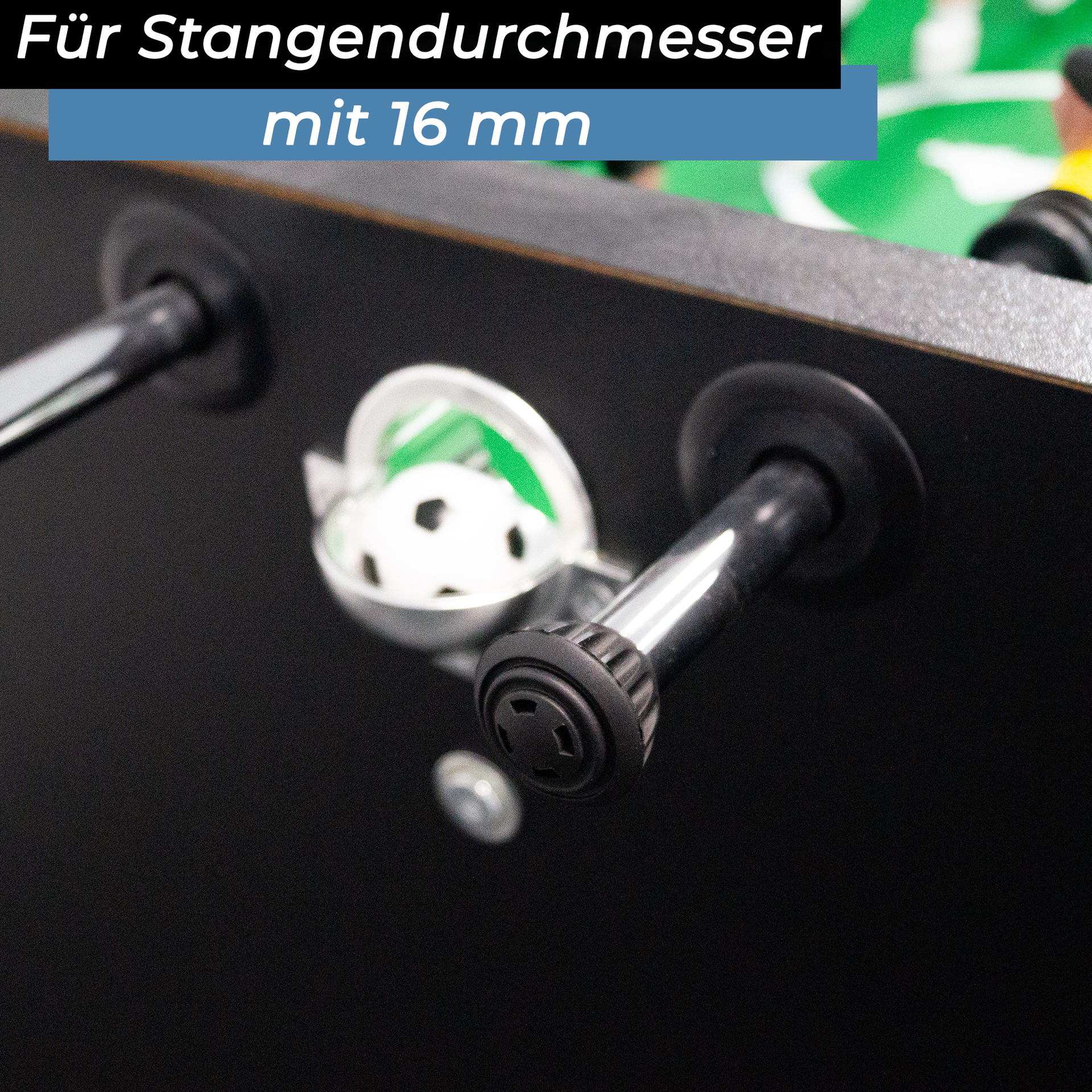 Bandito - Endkappen Safety für 16 mm Kickerstangen Set (8 St.)