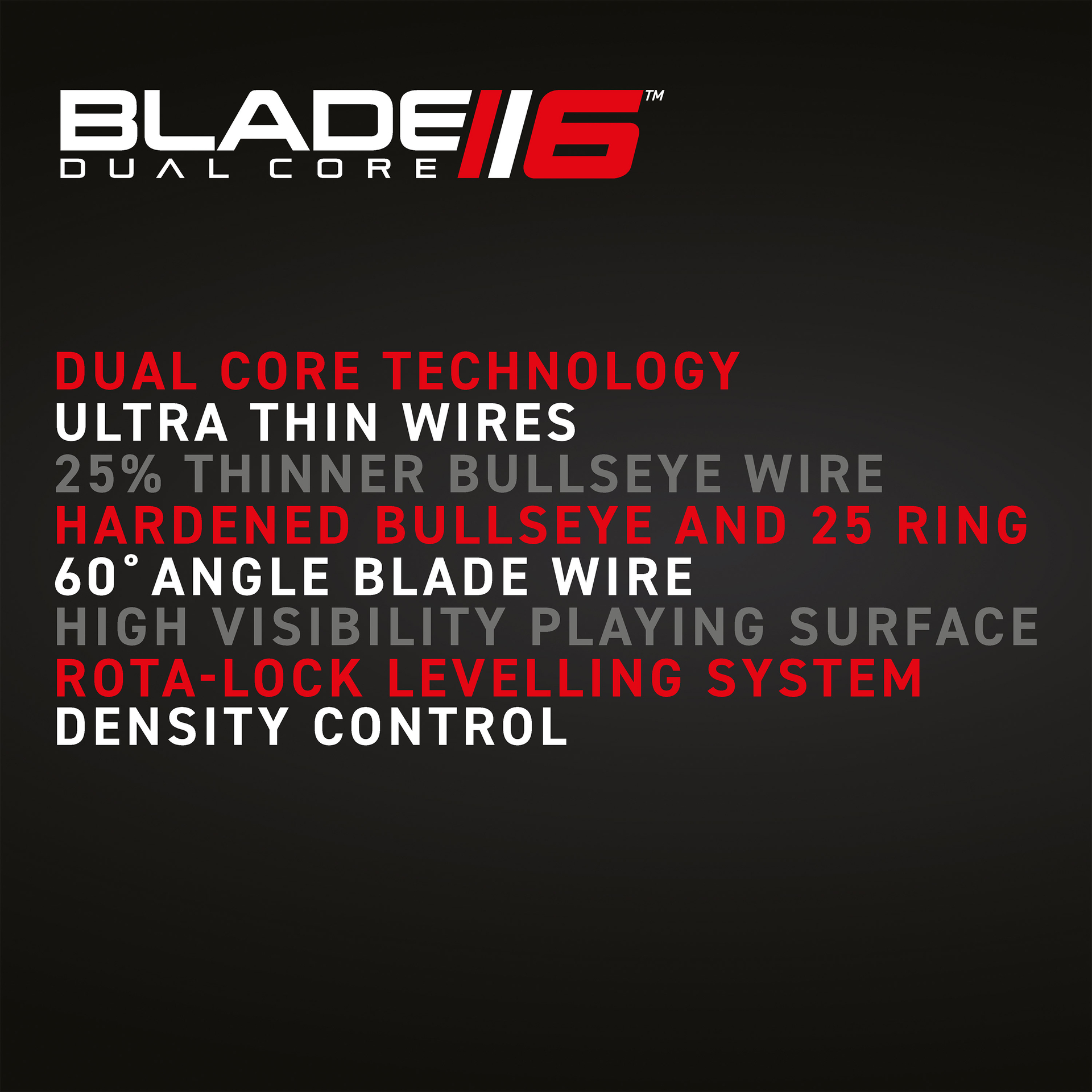 WINMAU Blade 6 Dartboard - Dual Core