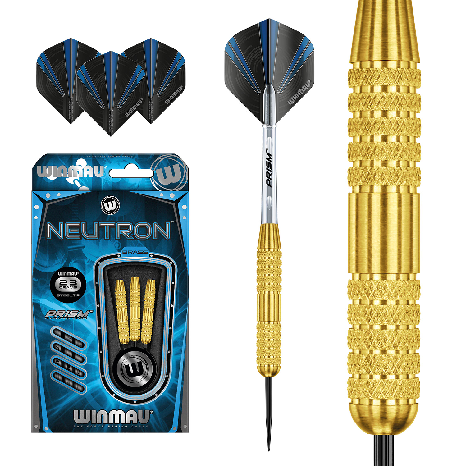 Winmau Neutron Messing Stahlspitze Darts 23g