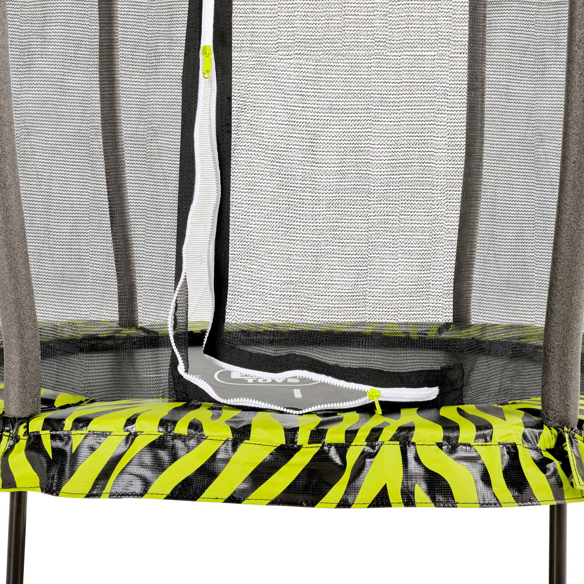 EXIT Tiggy junior Trampolin mit Sicherheitsnetz ø140cm - schwarz/grün