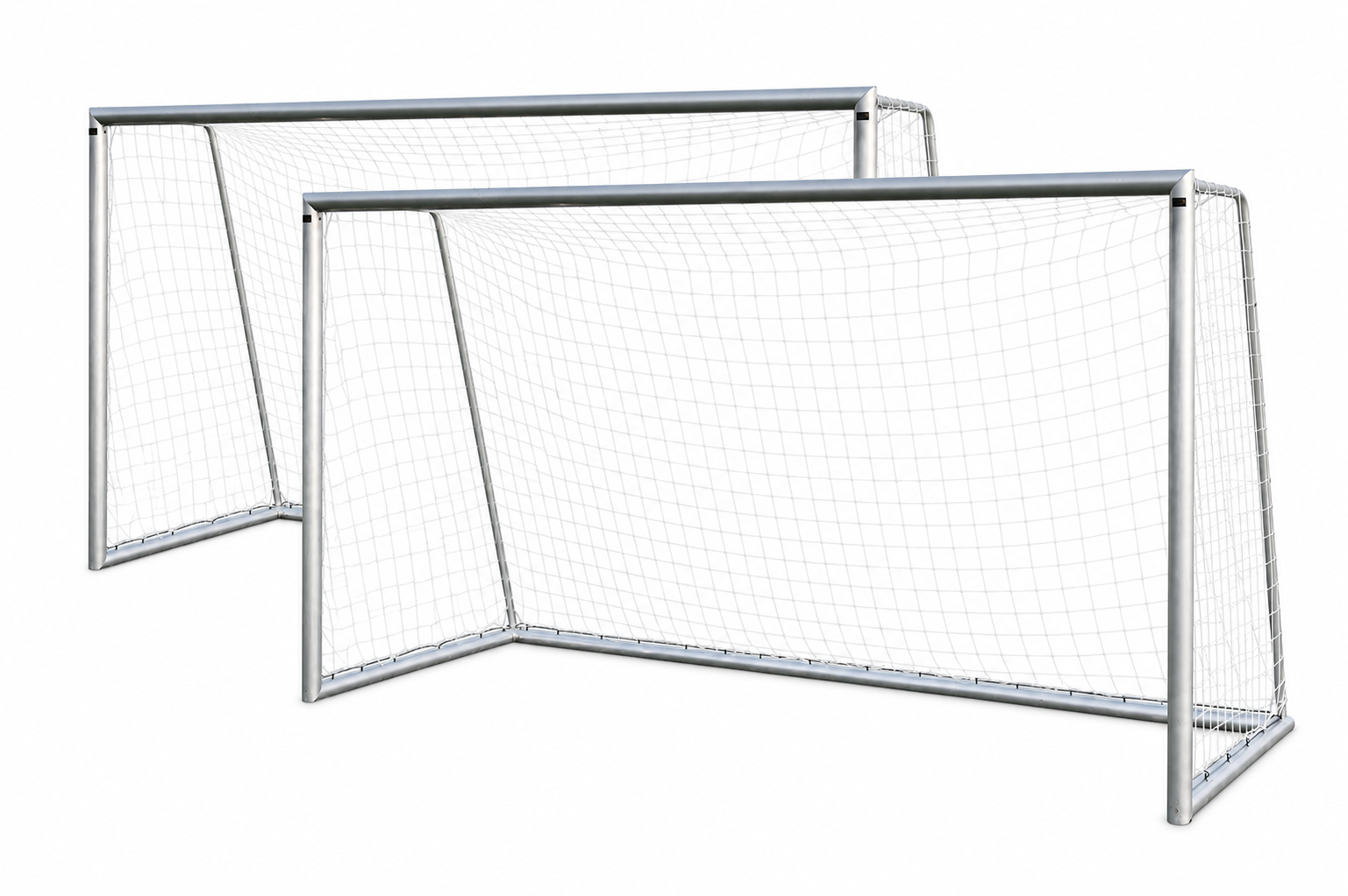2* Aluminium Fußballtore (Set) - 400x200 - Profi