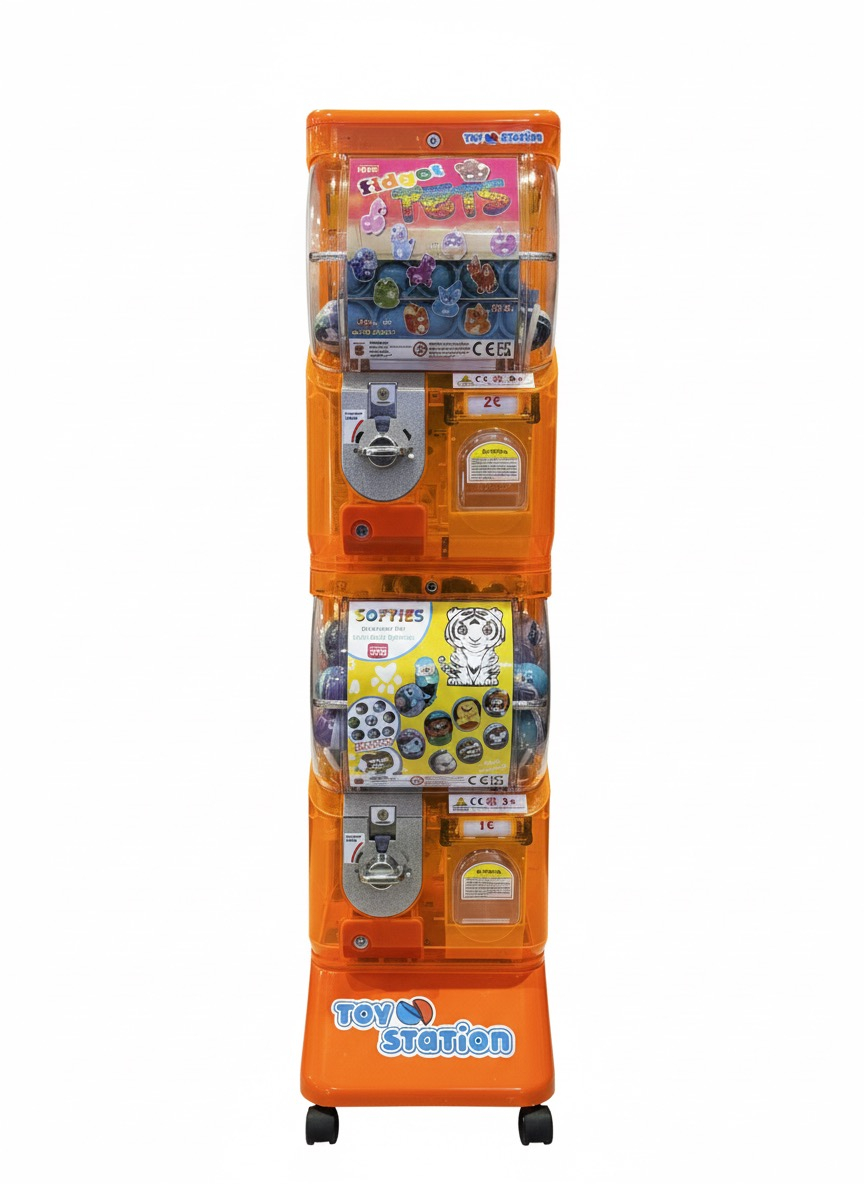 4 pieces Set Toy Stations vending machine for kids
