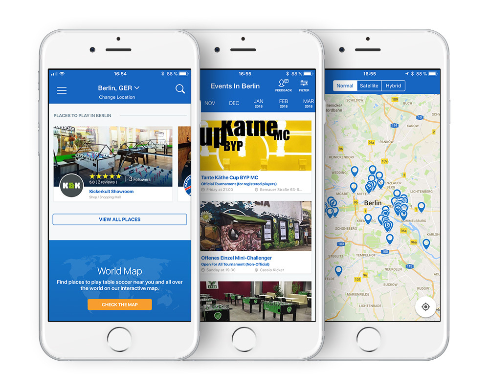 Die neue Tischfussball-App ist da