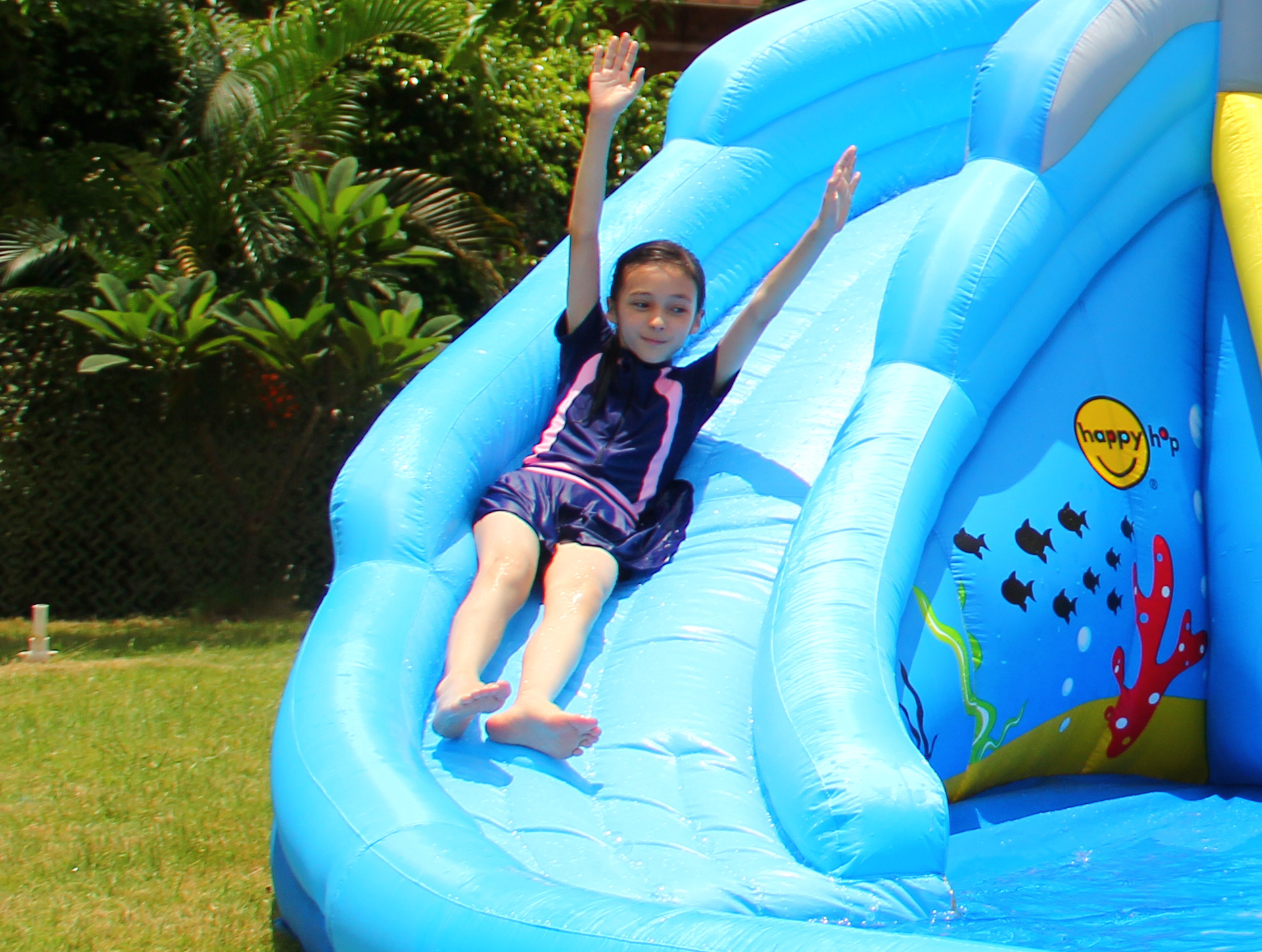 HappyHop Hüpfburg Shark Splash Center