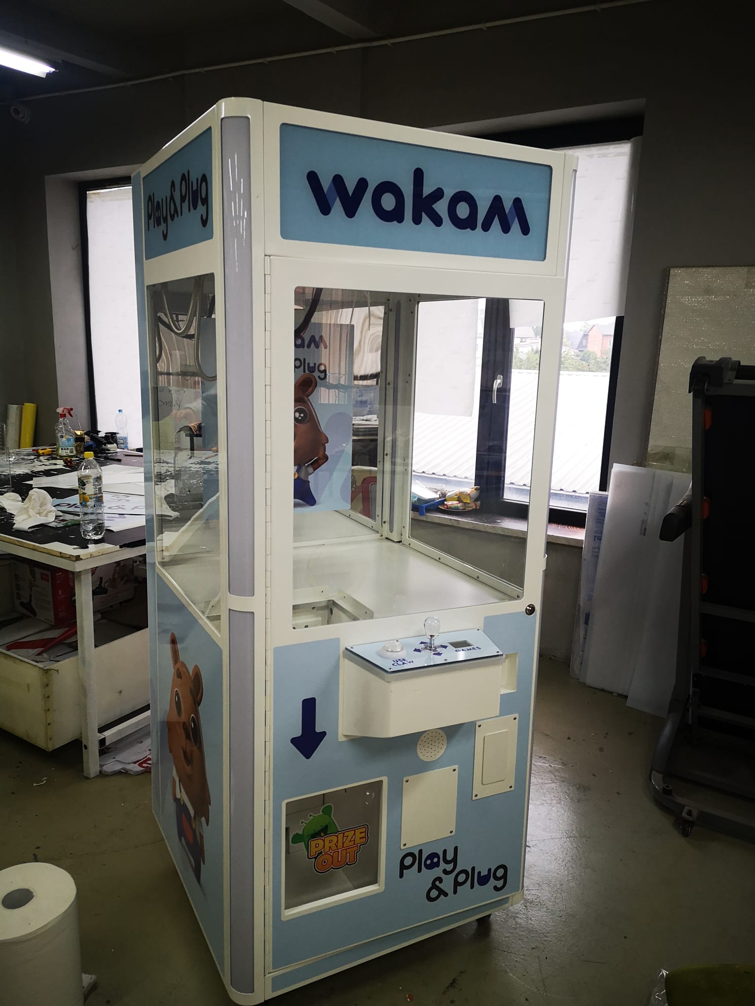 Greifautomat UFO Crane mit Branding