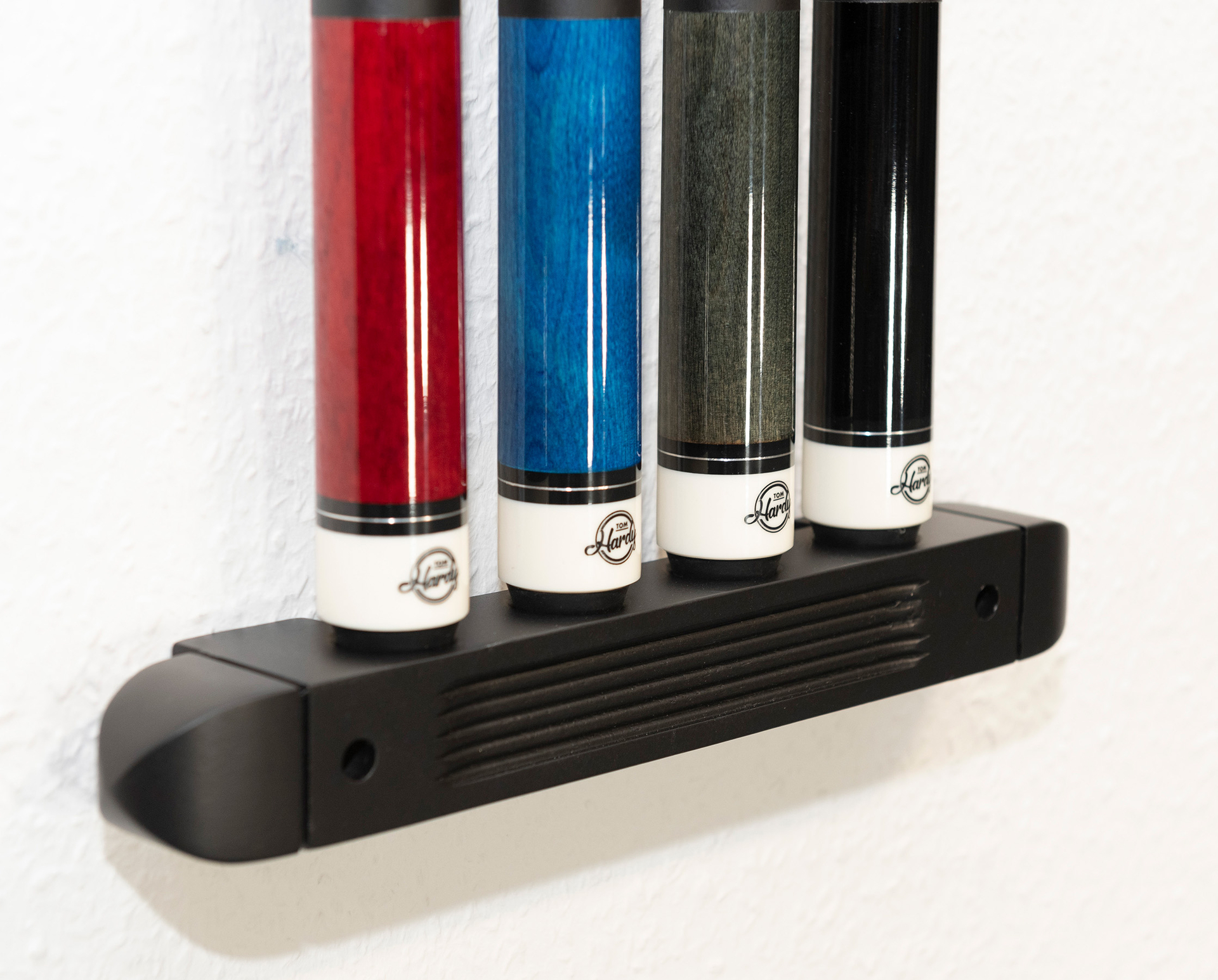 Wandhalter Antik schwarz für 4 Queues