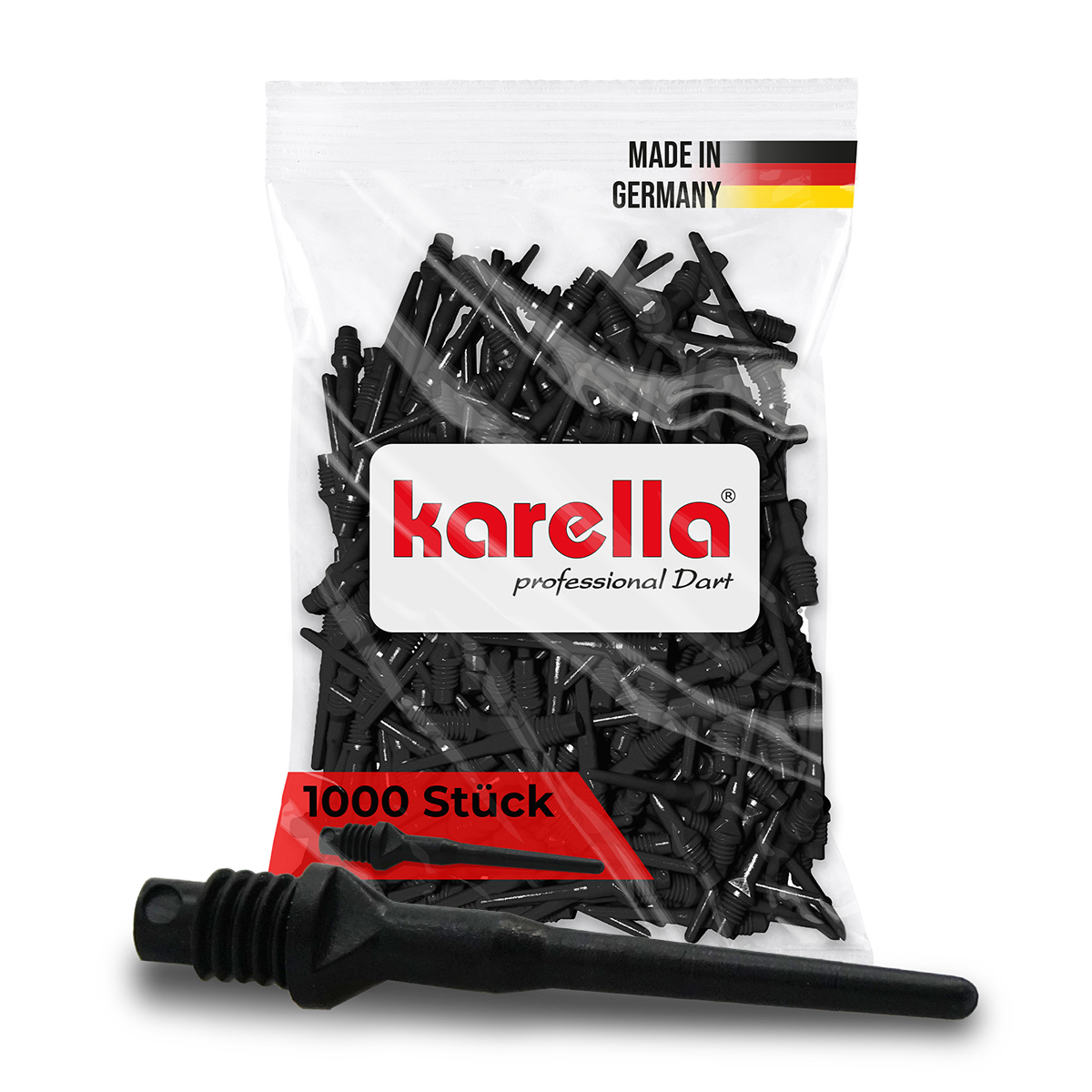Softdart tips (1000 pieces) - Keypoint black