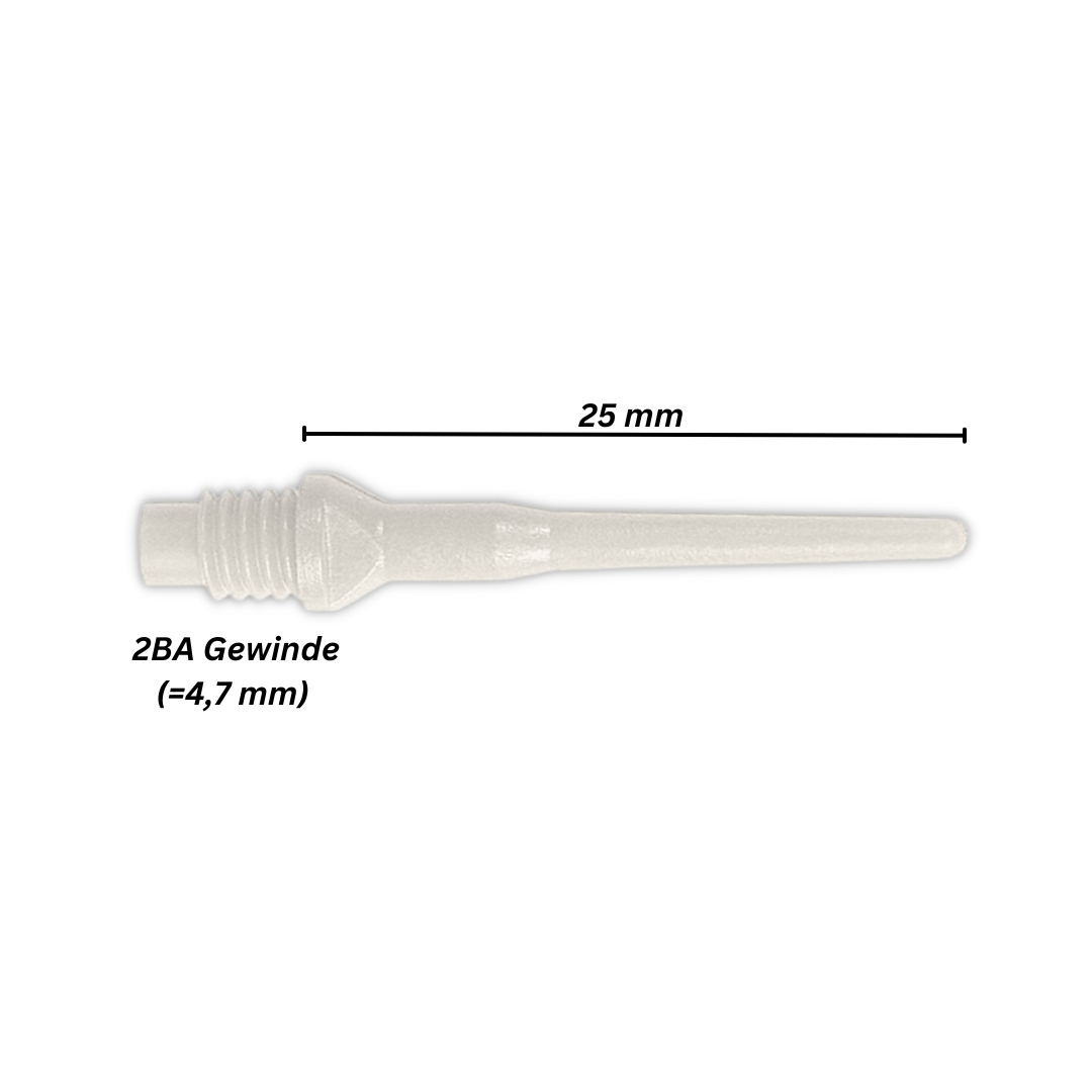 Softdart tips (1000 pieces) - Keypoint white
