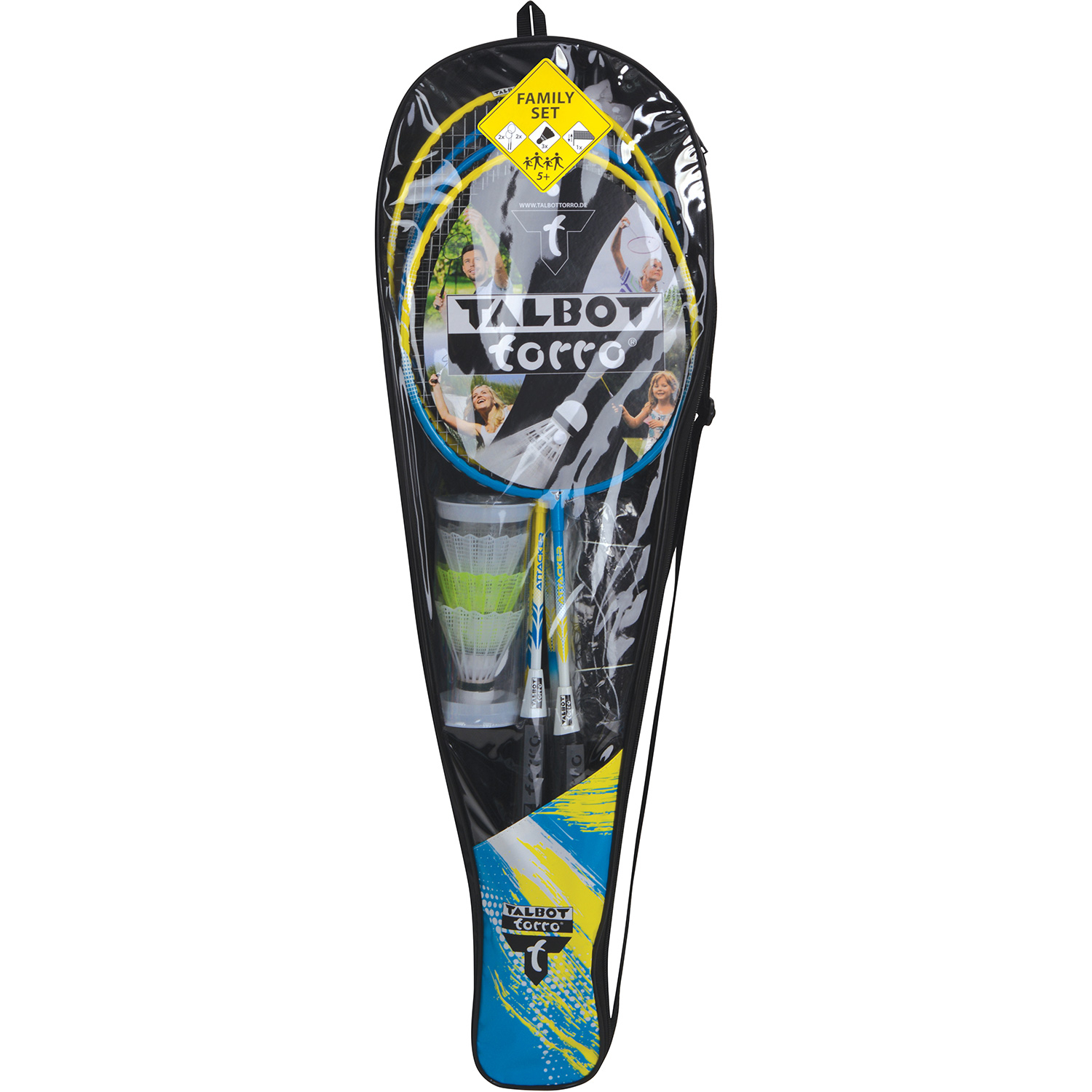 Talbot-Torro Family Badmintonset mit Netz