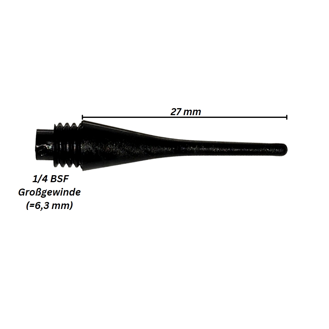 Soft tip "Premium" 1/4 BSF large thread, 1000 pieces.