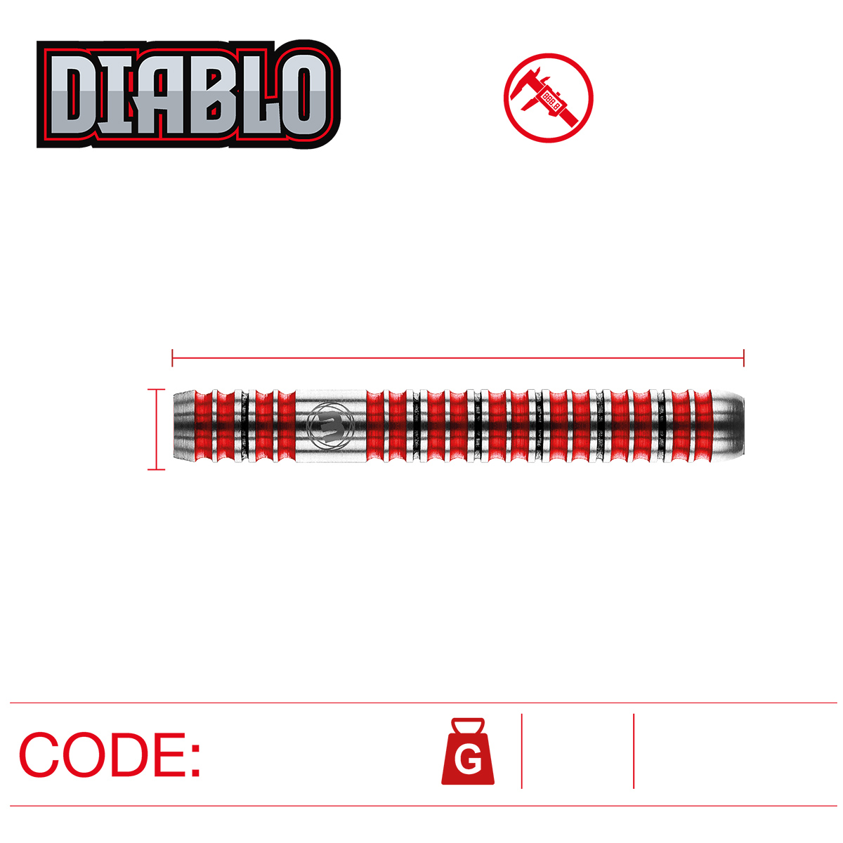 Winmau - Softdart - Diablo 20 gr. 