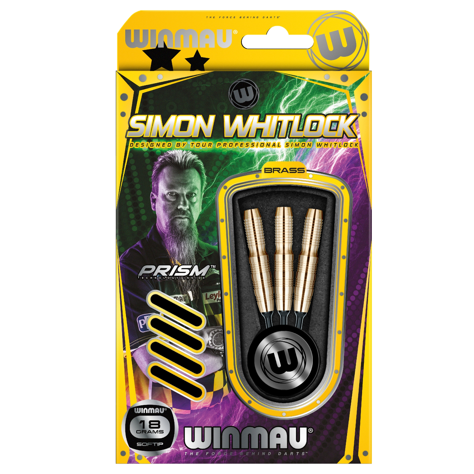 Winmau Soft Darts - Simon Whitlock Brass 18g