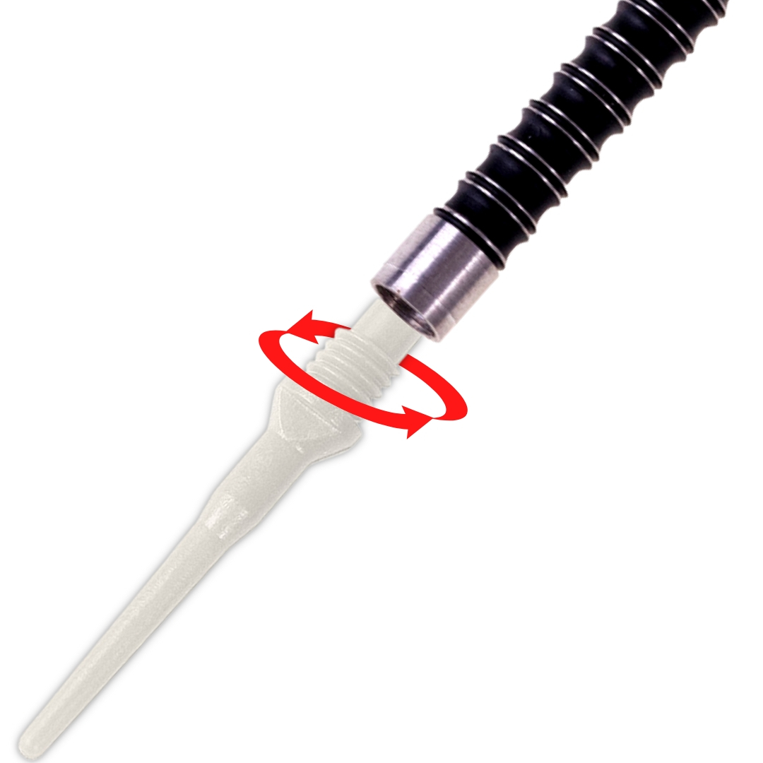Softdart tips (1000 pieces) - Keypoint white
