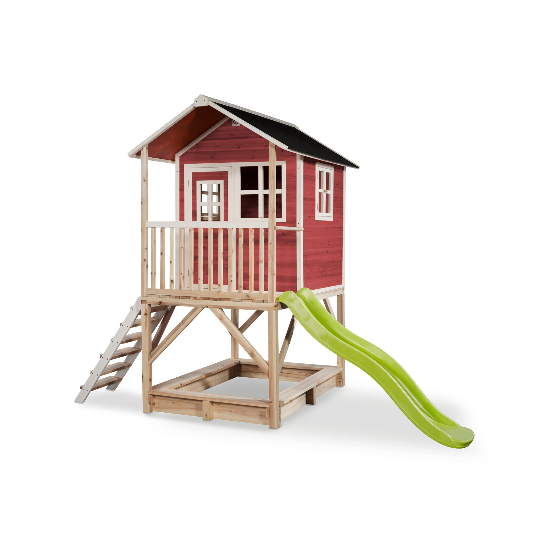 EXIT Loft 500 Holzspielhaus - rot