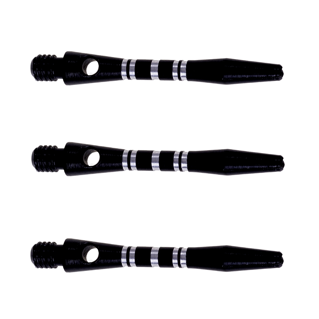 Shaft Alu Stripe short ,ca 35 mm, schwarz