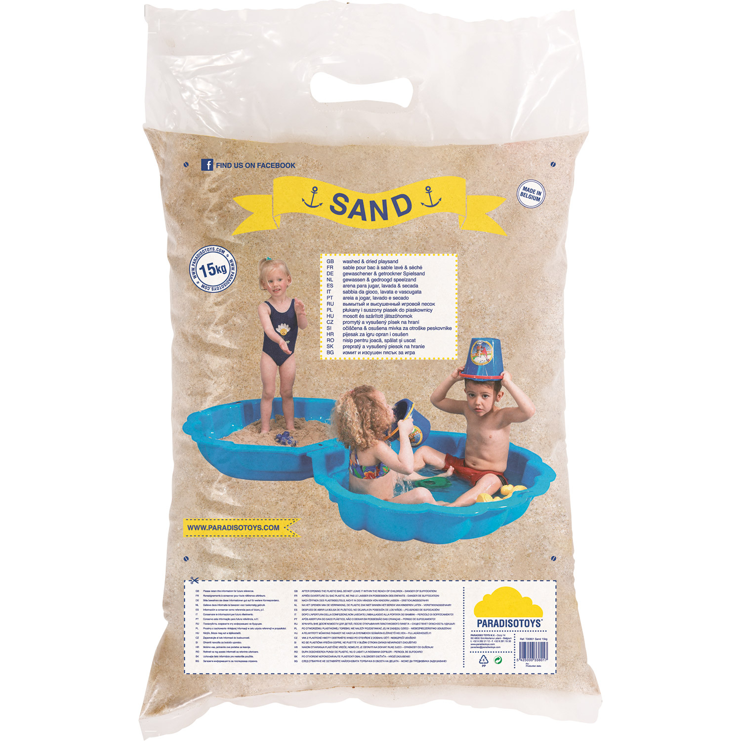Paradiso Toys play sand washed 15 kg
