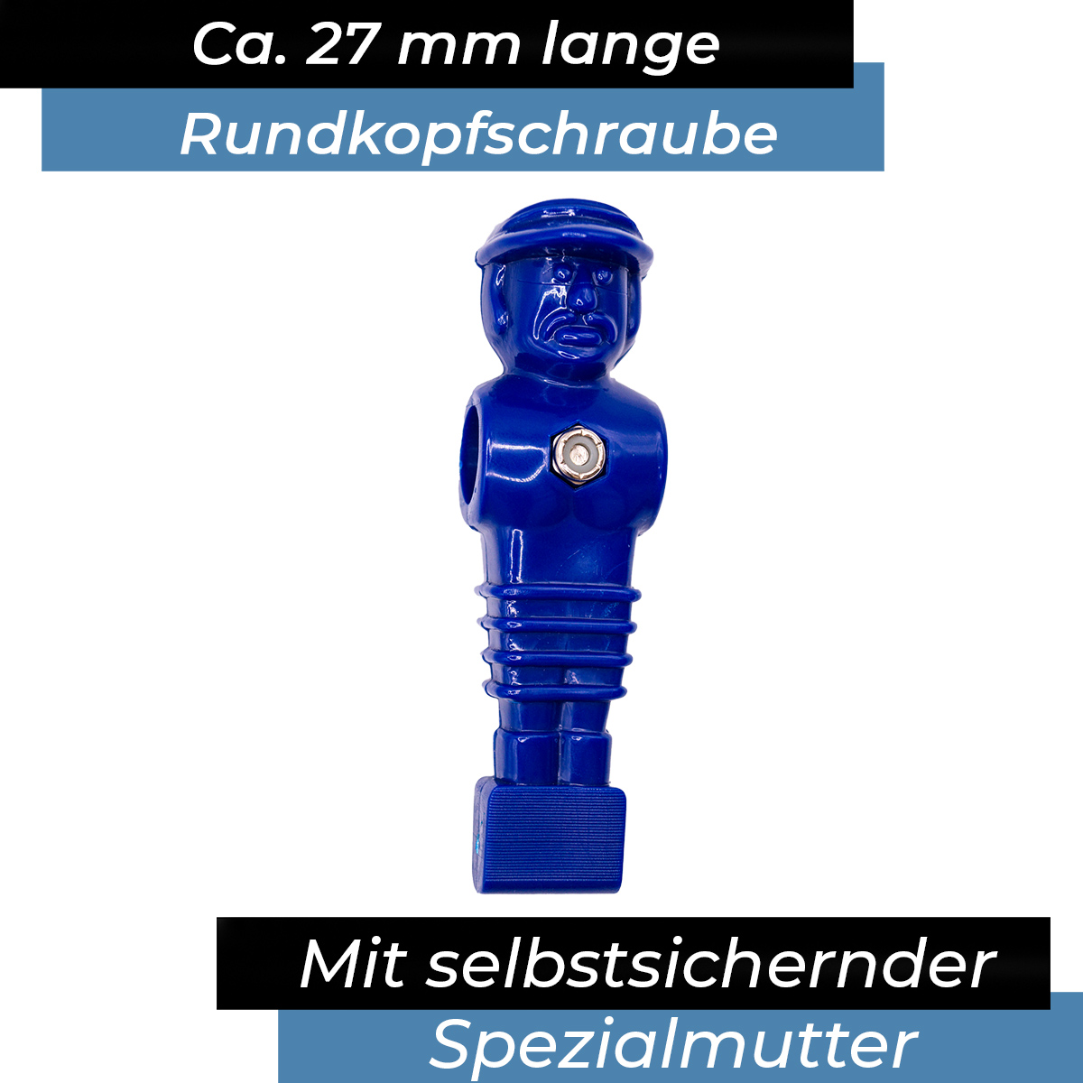 Bandito - Kickerfigur MasterCup Komplettset inkl Schrauben/Muttern (2x11St.) 