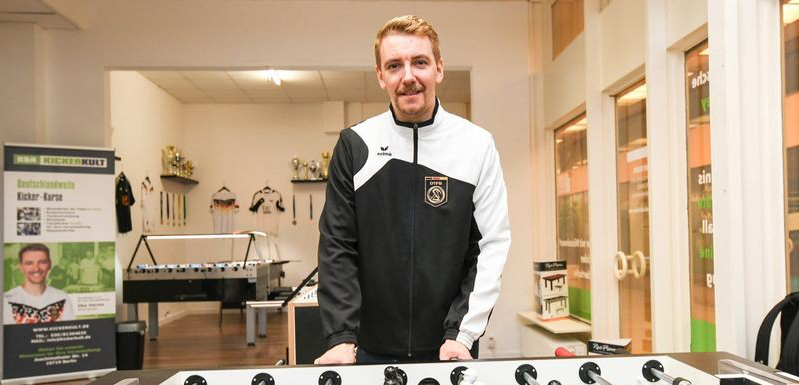 Tischfussball Weltmeister Oke Harms