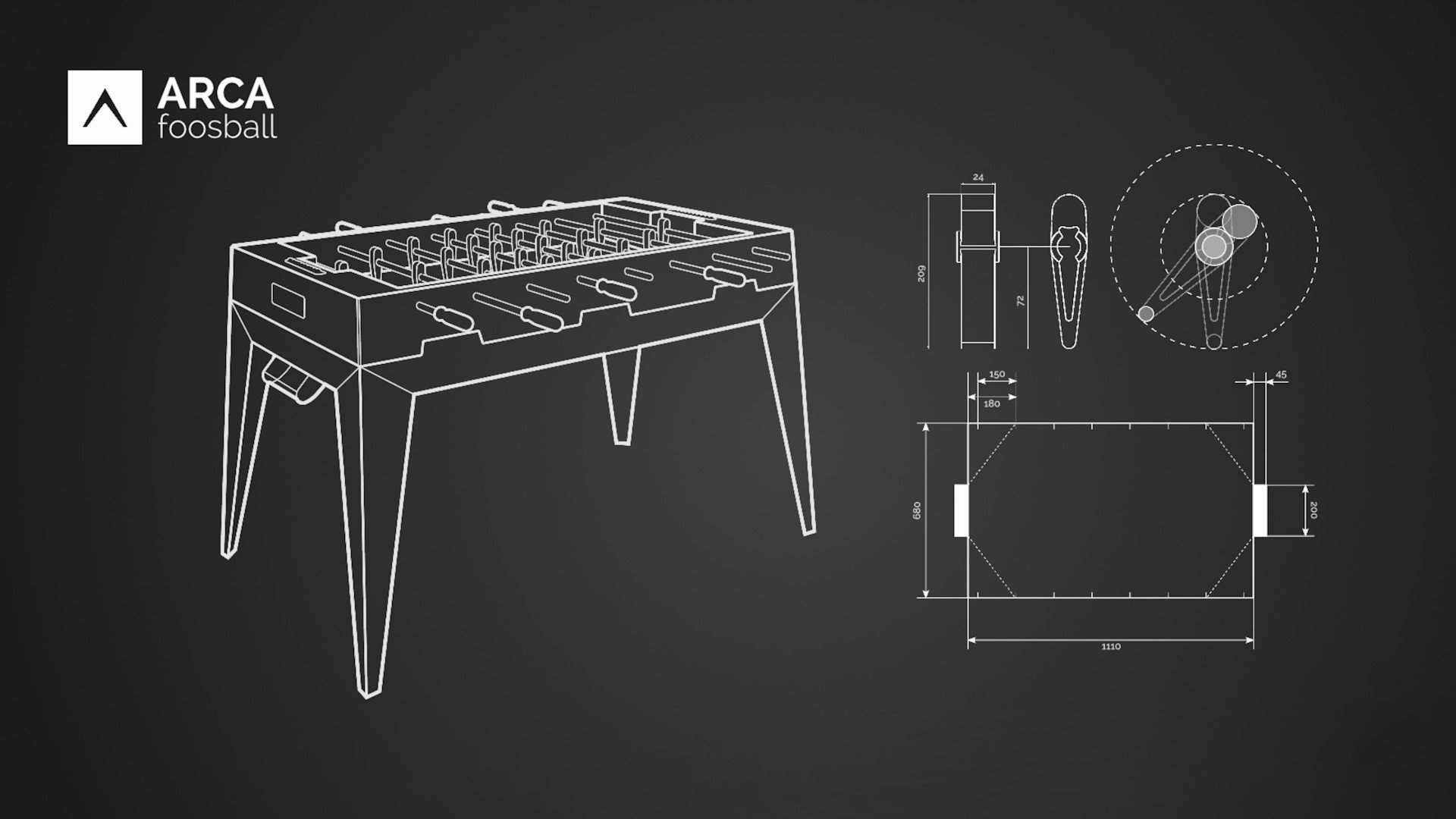 ARCA foosball