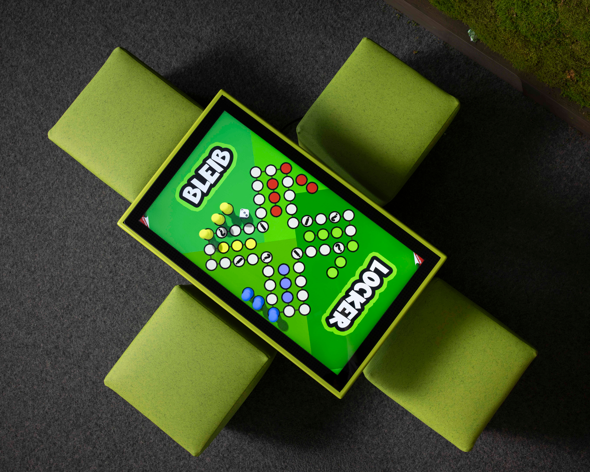 Kinderhocker grün für 4touch Kids