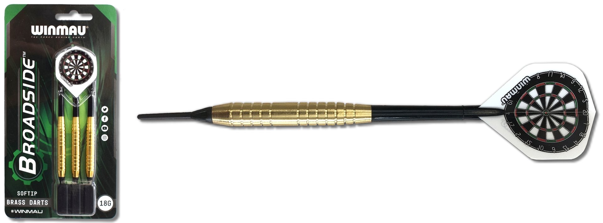 Winmau Soft Darts - Broadside 18g
