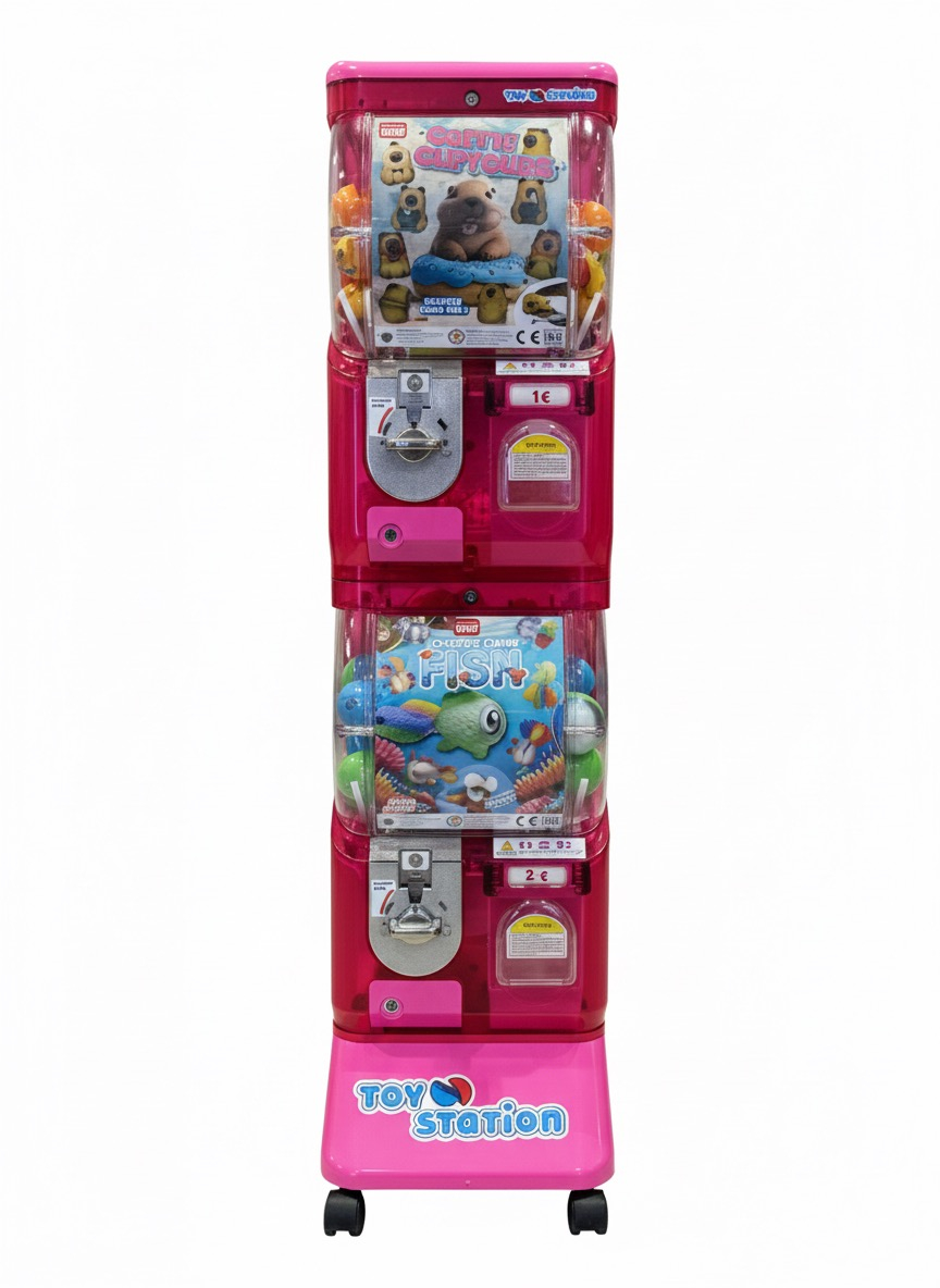 4 pieces Set Toy Stations vending machine for kids