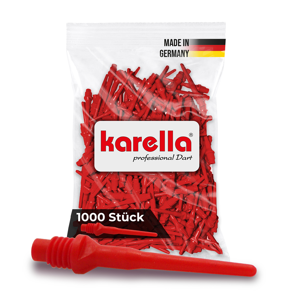 Softdart tips (1000 pieces) - Keypoint red
