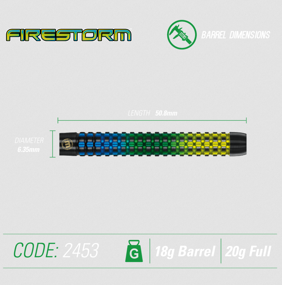 Softdart Winmau Firestorm 2453-20g