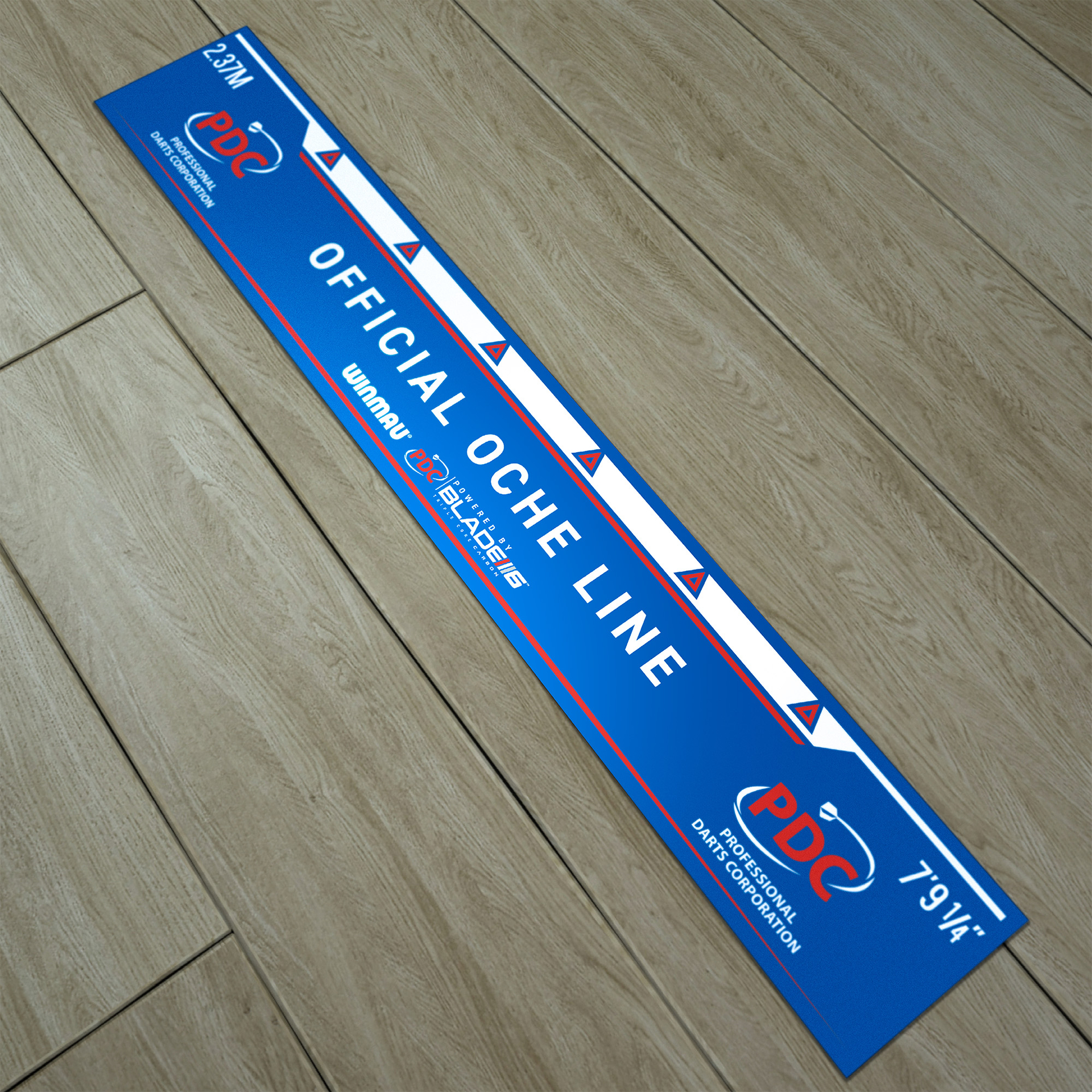 Winmau - Abwurflinie Oche Line PDC Blue 