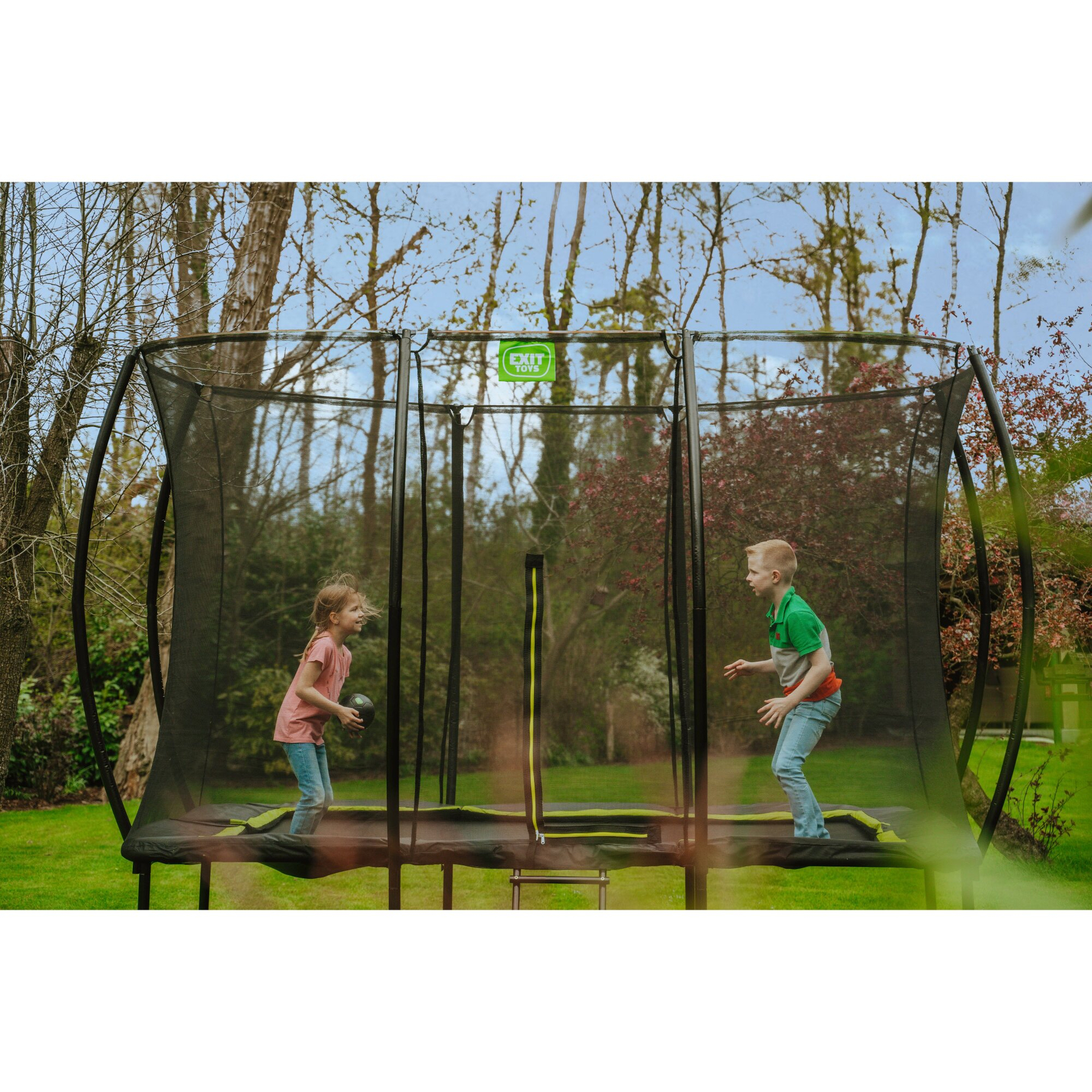 Exit silhouette trampoline - 244 cm - Sport & outdoor artikelen van de Exit silhouette trampoline - 244 cm - Sport & outdoor artikelen van de