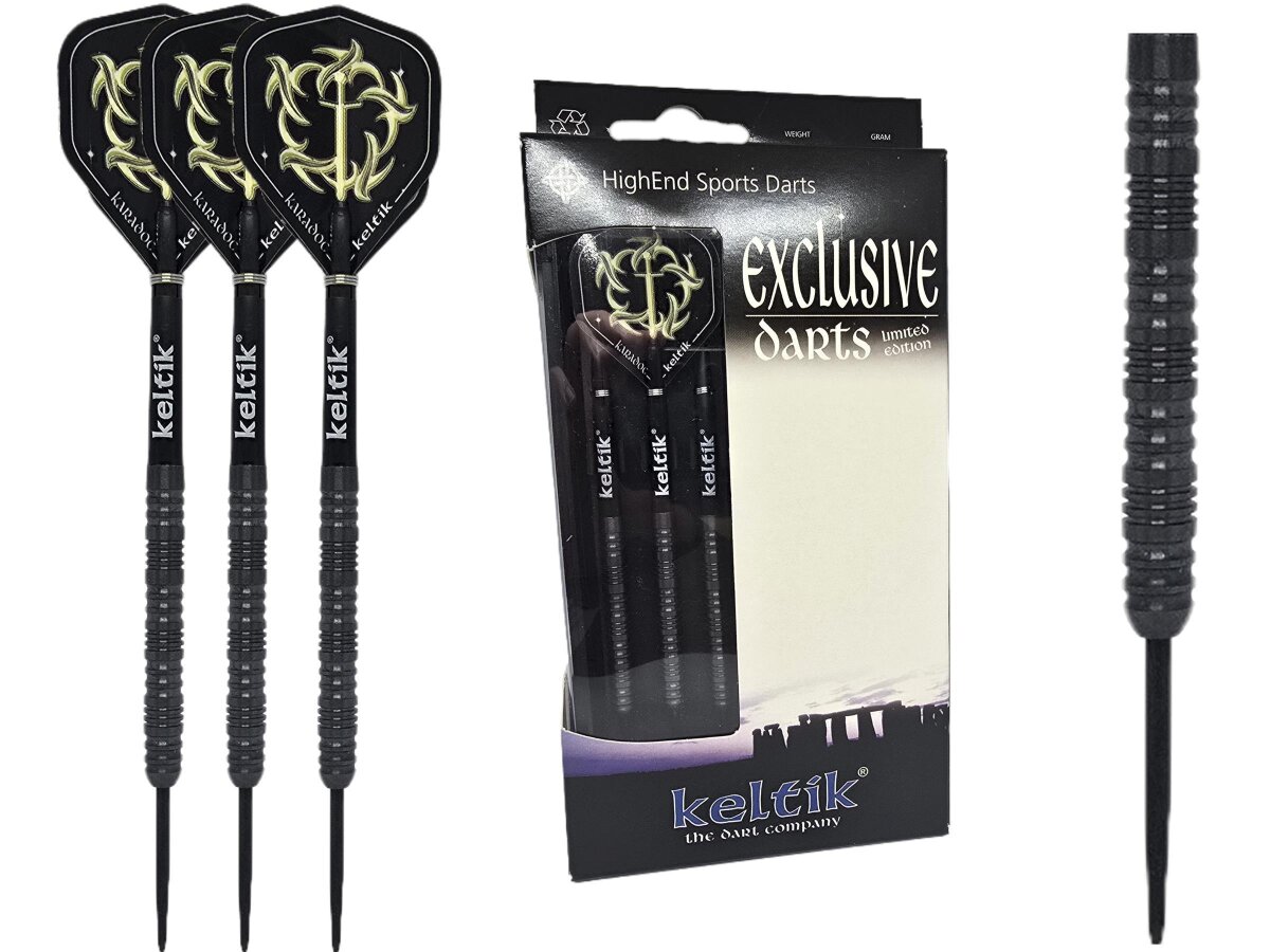 Steeldart Steel Dart Pfeile Keltik Corvin 22g Black - 90% Tungsten