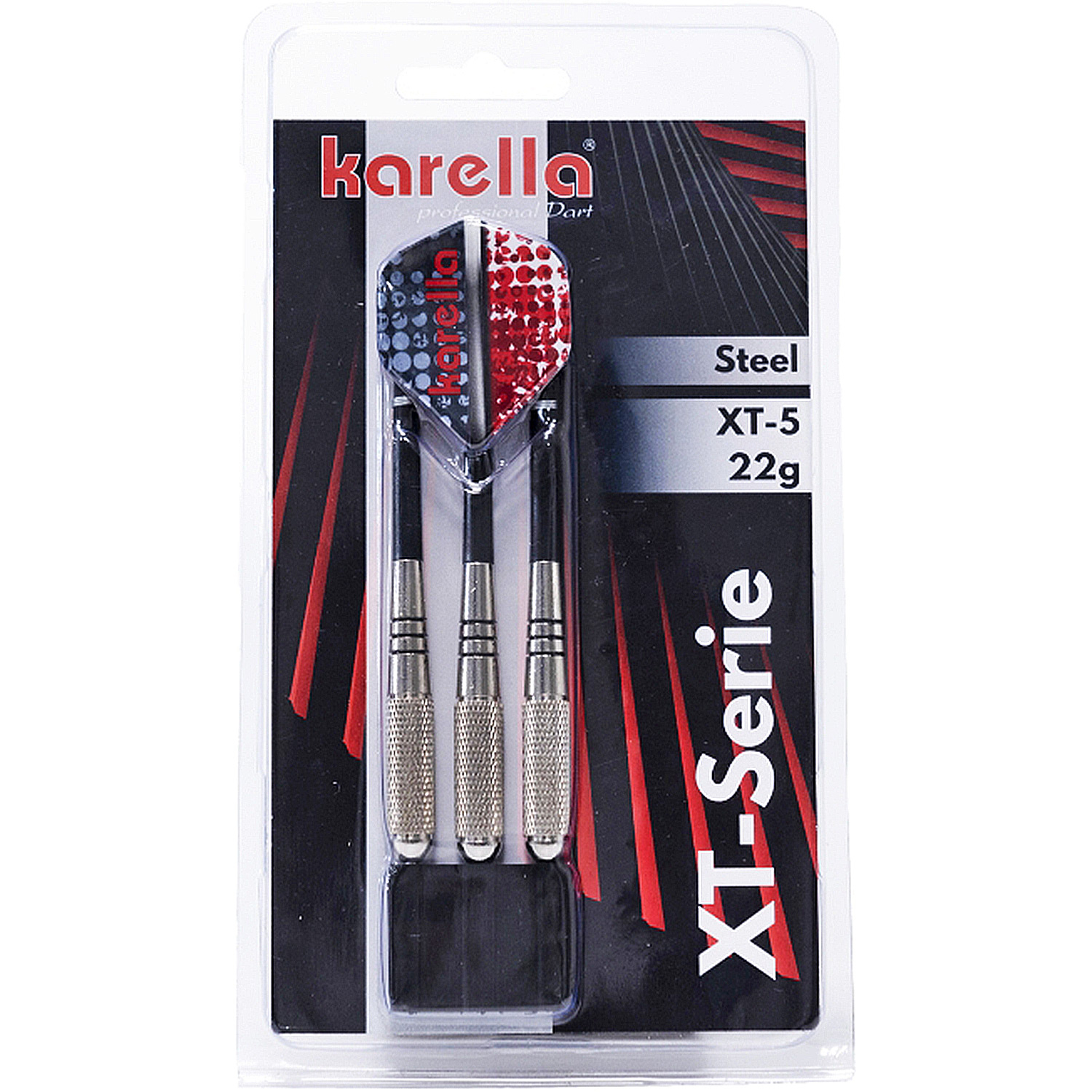 Karella XT-5 Darts mit Stahlspitze 22 Gramm