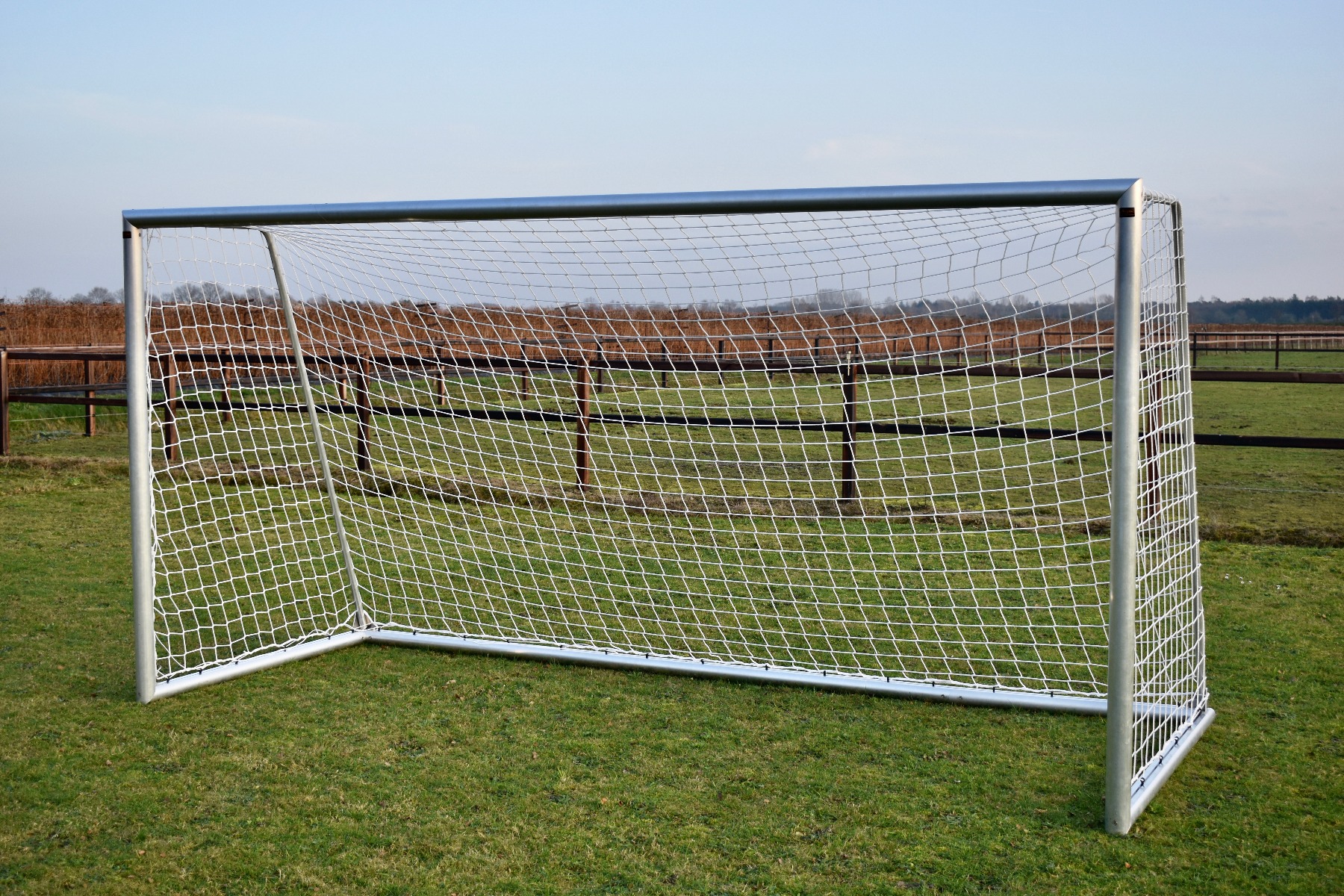 Aluminium-Fußballtor - 400x200 - Profi - inkl. Netz