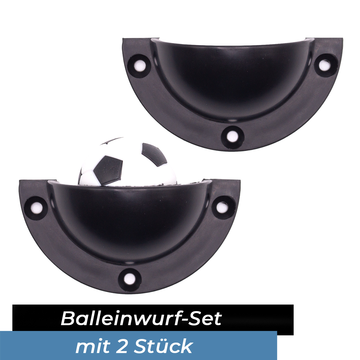 Bandito - Balleinwurfschale für Kickertisch Set (2 St.)