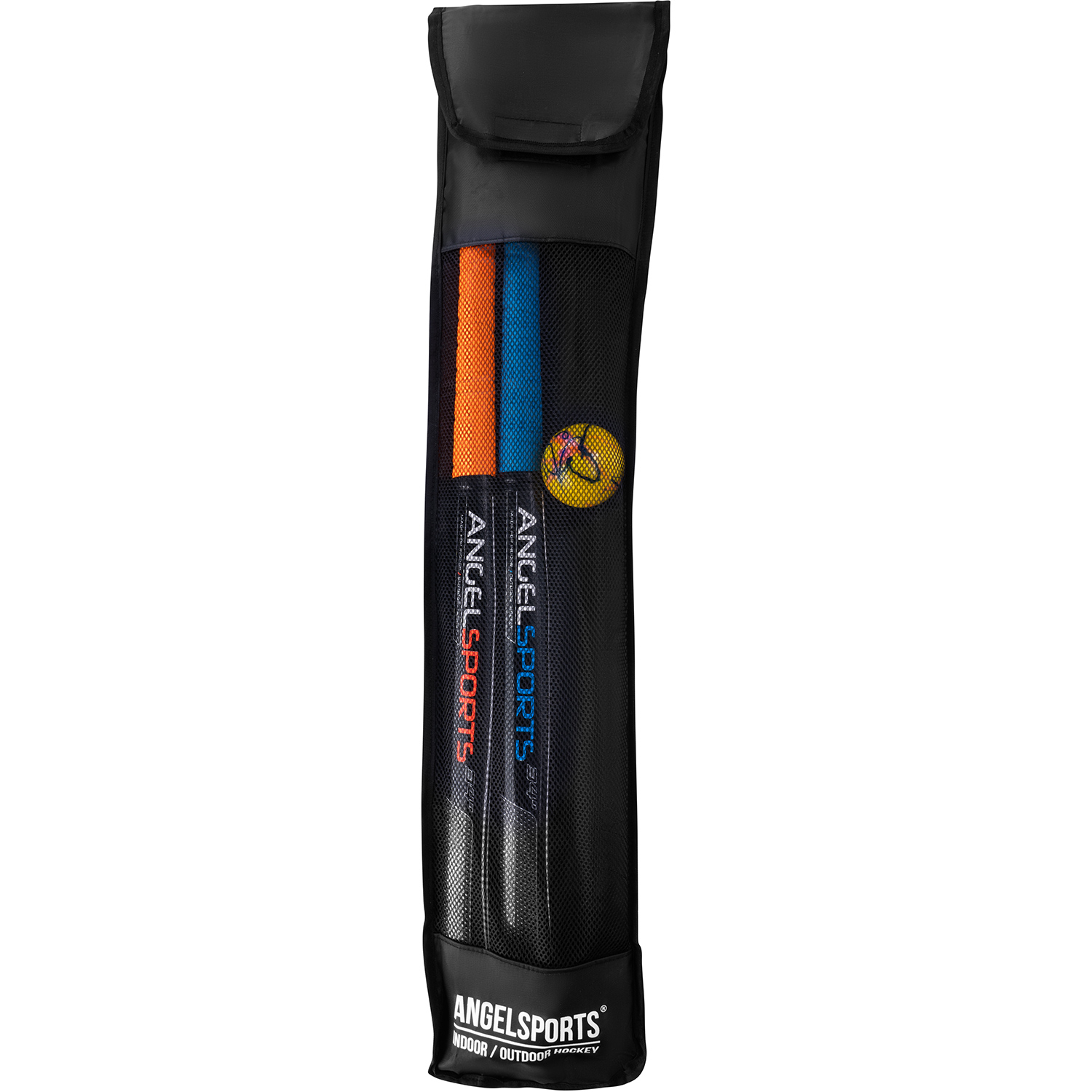 Hockey-Set zwei 34-Zoll-Schläger und Ball