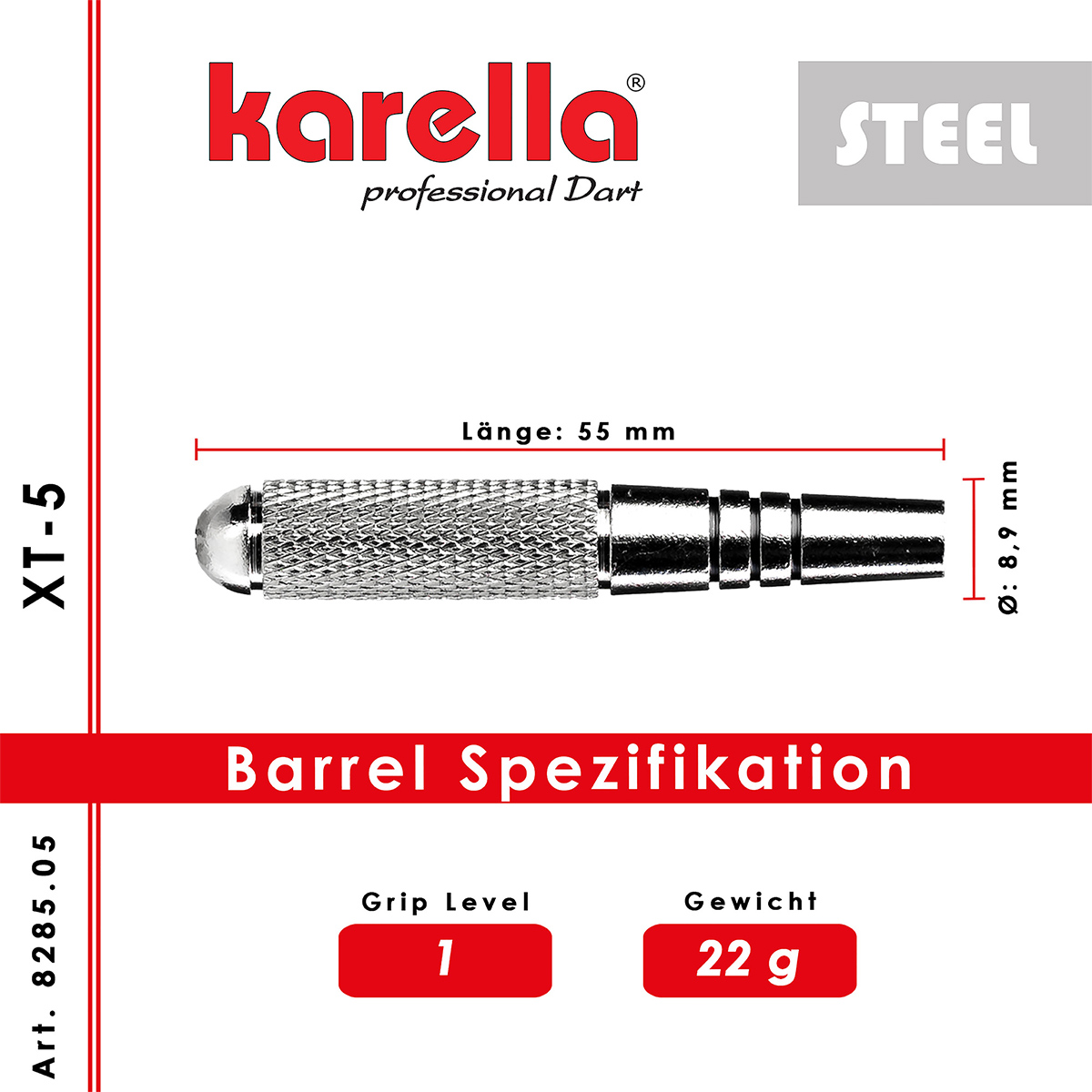 Steeldart Karella XT-5 22g