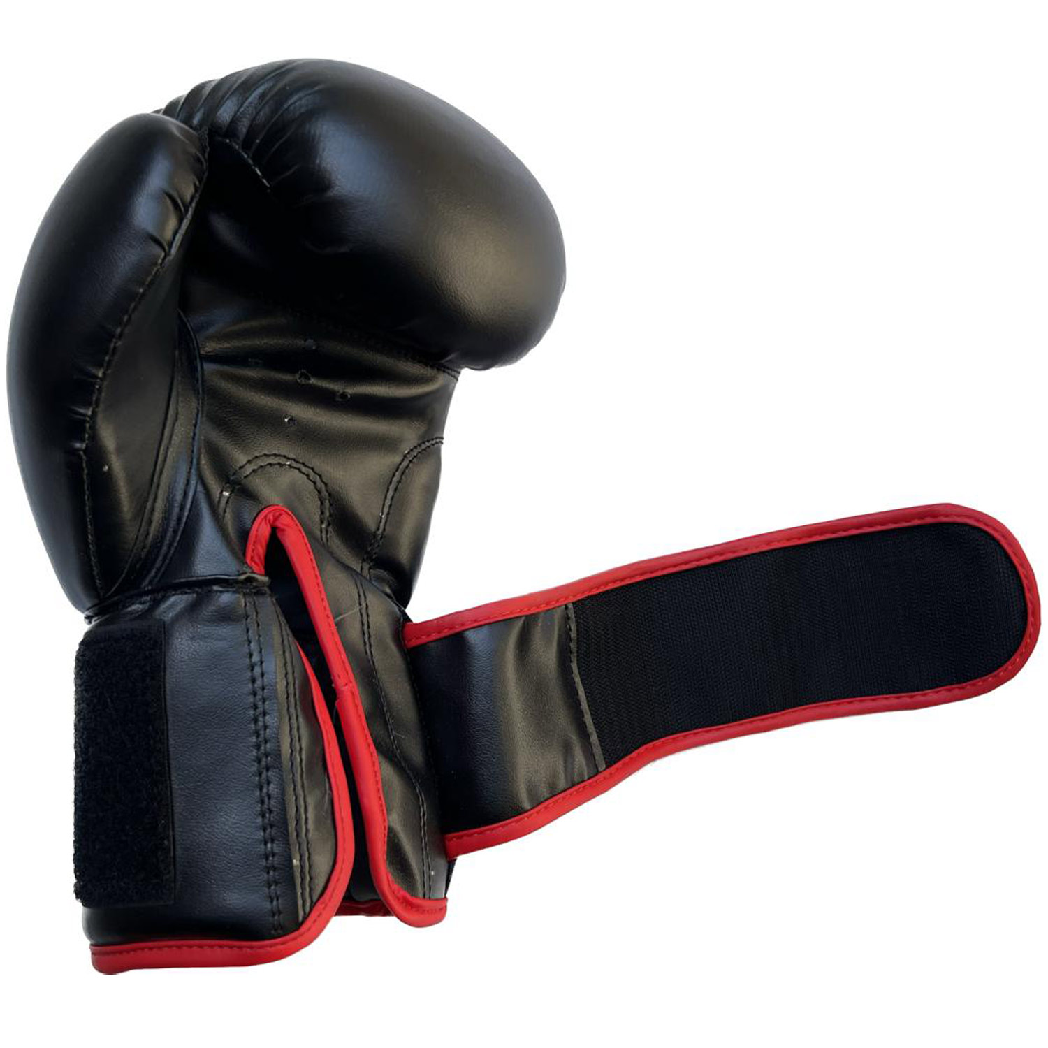 Buffalo Winner boxing gloves black with red 12oz