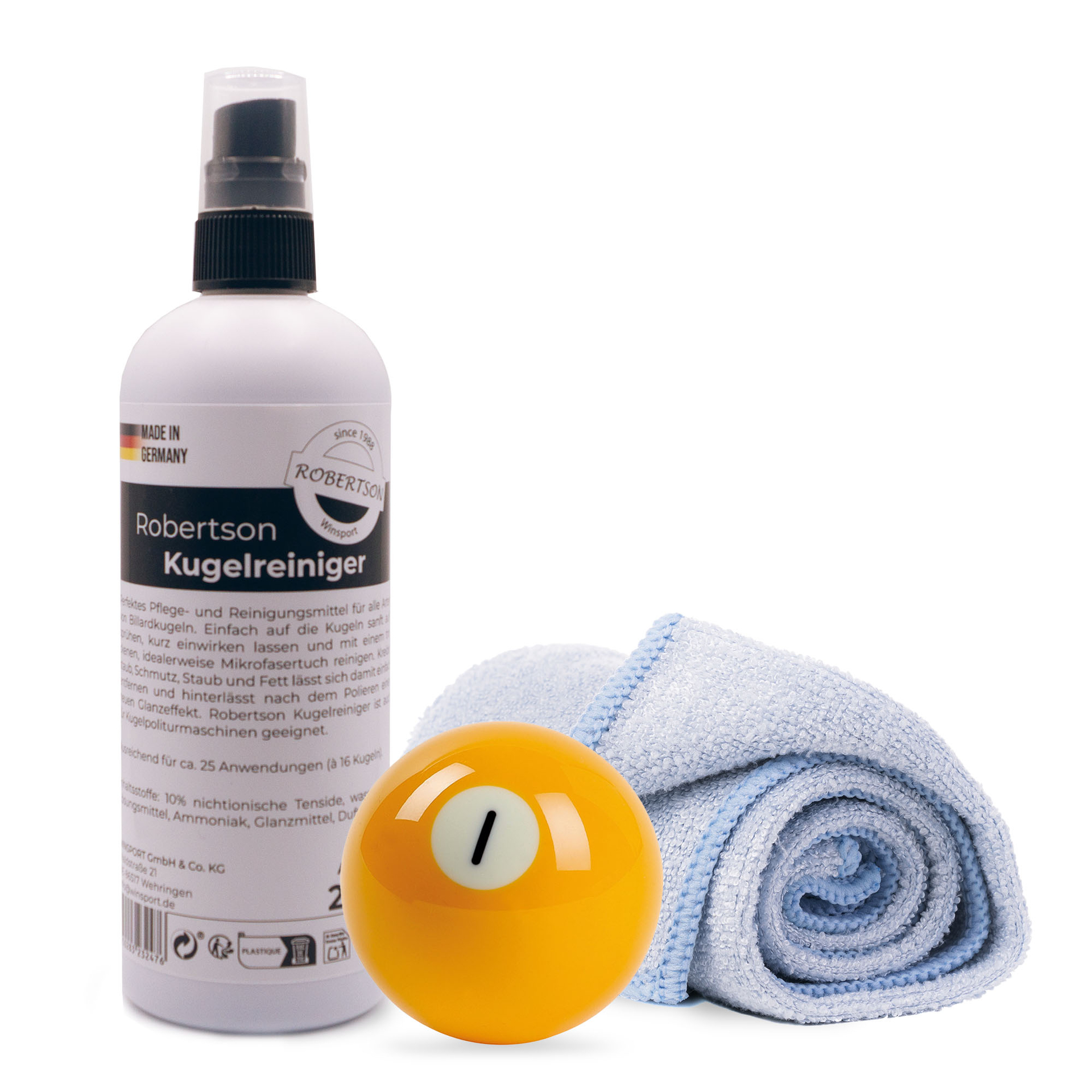 Kugelreiniger Robertson 200ml inkl. Mikrofasertuch