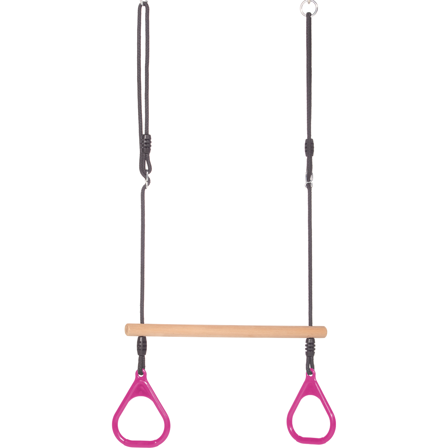 DICE Ringtrapez mit Kunststoffringen rosa