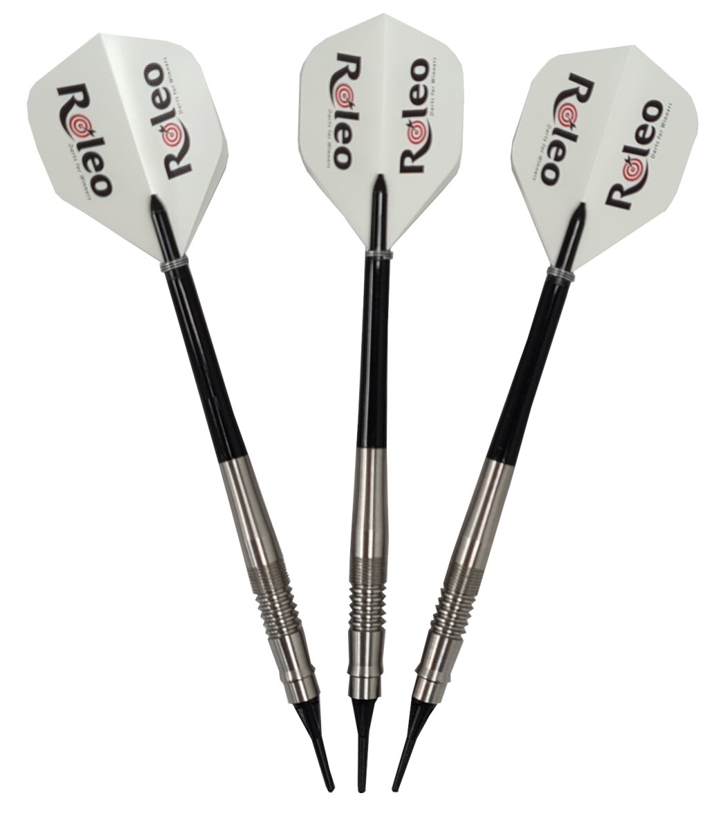 Roleo Profi Softdartpfeile Professional RSP-6 - 80% Tungsten - 3er Set 17g