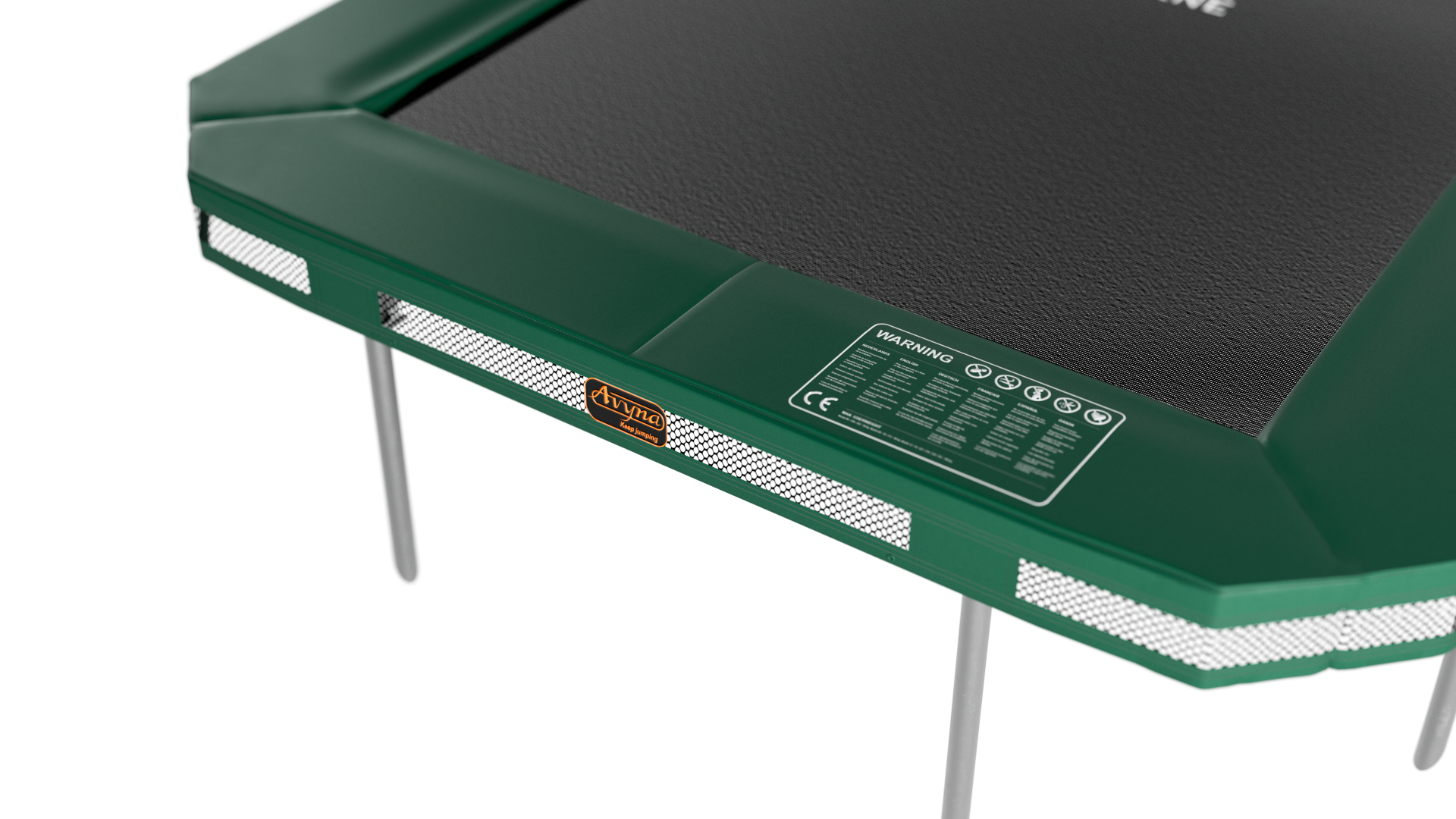 Avyna Pro-Line InGround trampoline set 234, 340x240cm Green
