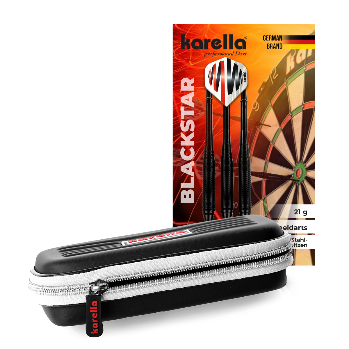 Stelldartset Winner Blackstar 21g inkl. Dartcase