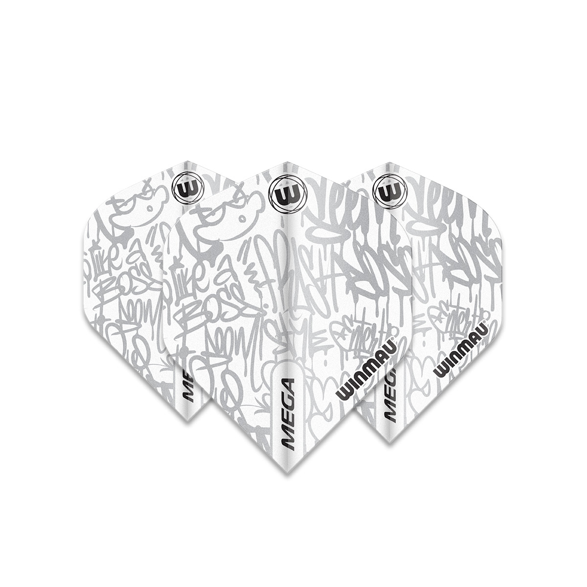 Flights Winmau Mega Standard White - 6900.243