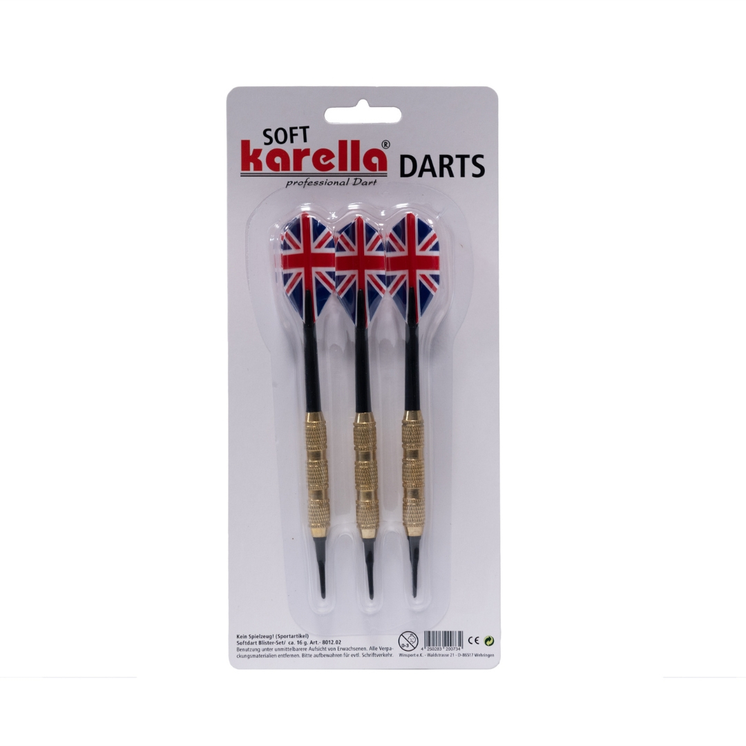 Karella Softdart Blister-Set 3 Stck. Gewinde 2BA (6mm) 16g