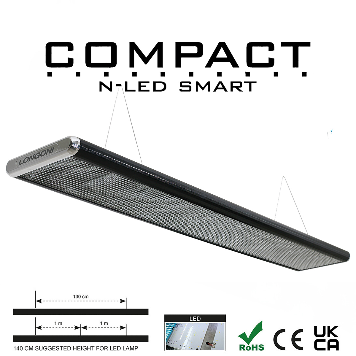 Longoni - Langfeld LED 247 cm für 9 ft.
