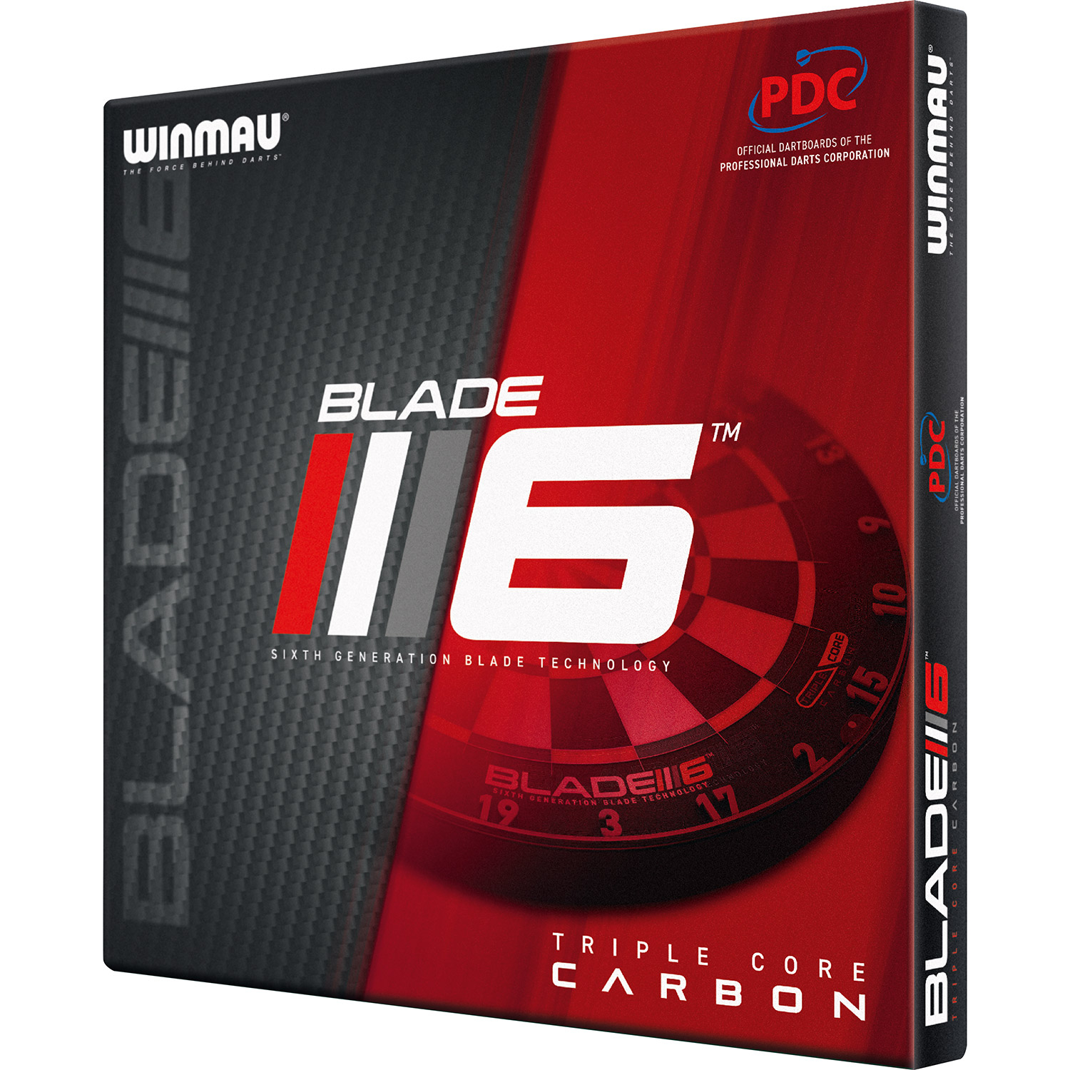 Winmau Blade 6 Dreifach-Kern Dartscheibe